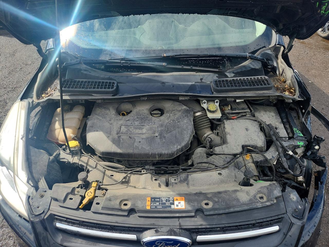 2015 Ford Escape Se Black vin: 1FMCU9G91FUC46868