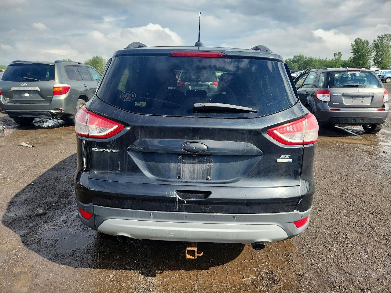 2015 Ford Escape Se Black vin: 1FMCU9G91FUC46868