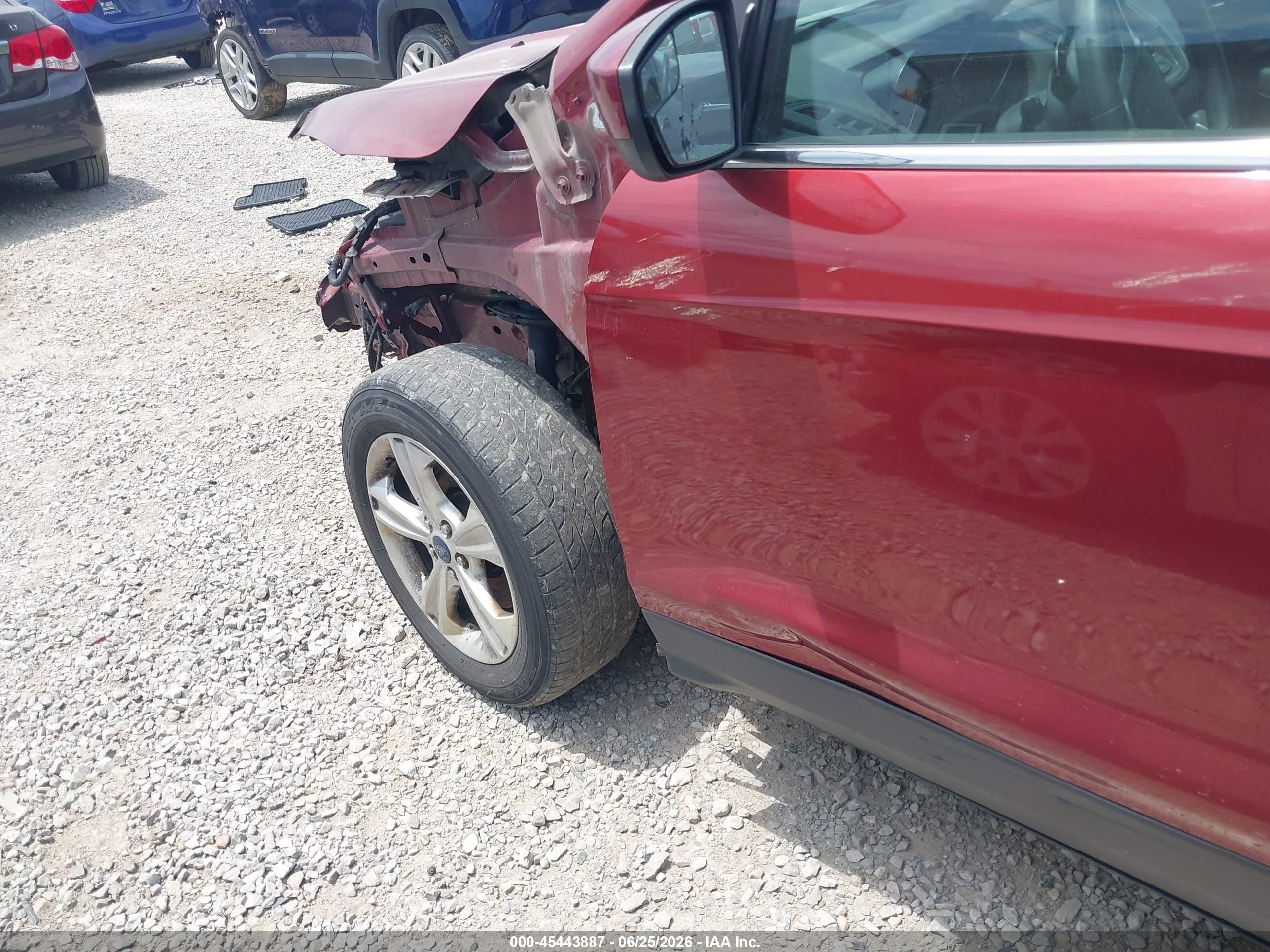 2015 Ford Escape Se Red vin: 1FMCU9G91FUC69602