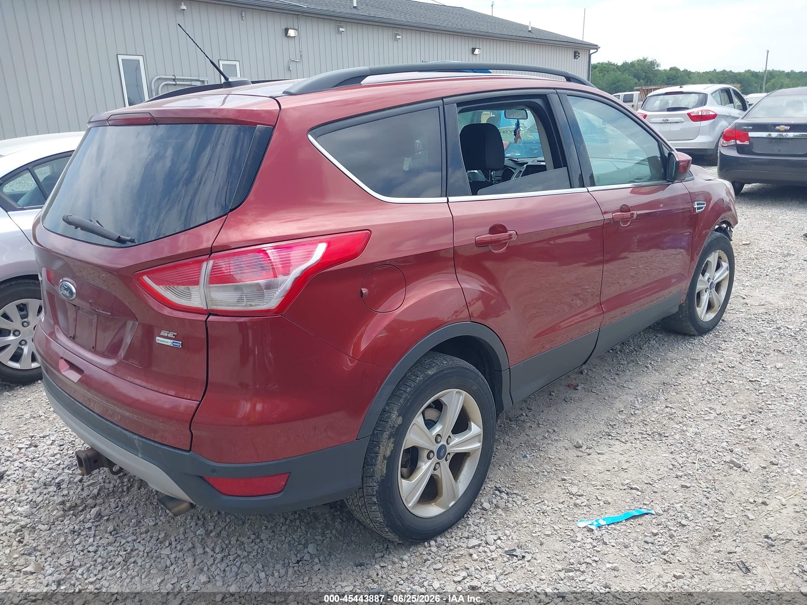 2015 Ford Escape Se Red vin: 1FMCU9G91FUC69602