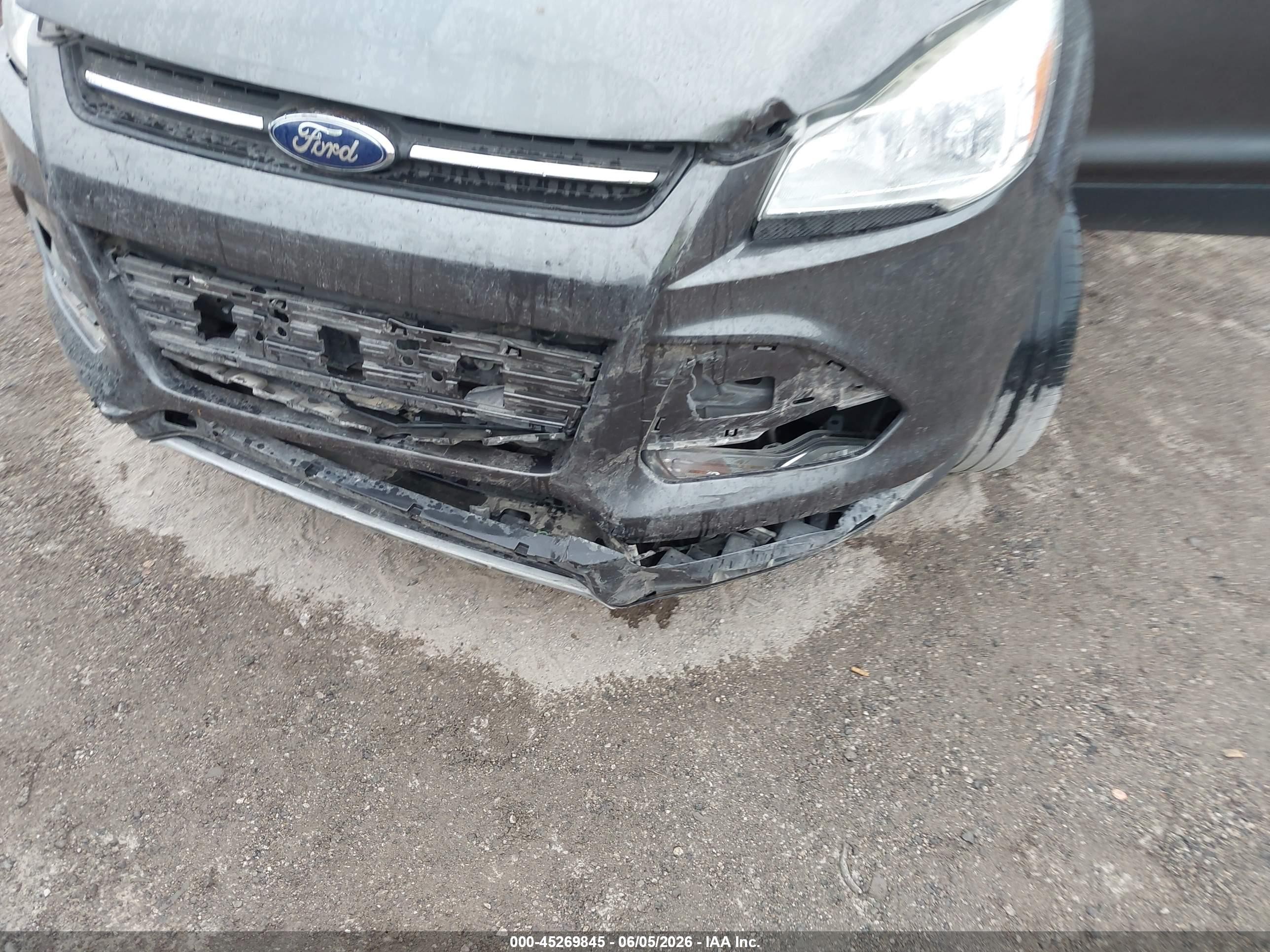 2015 Ford Escape Se Silver vin: 1FMCU9G91FUC75562