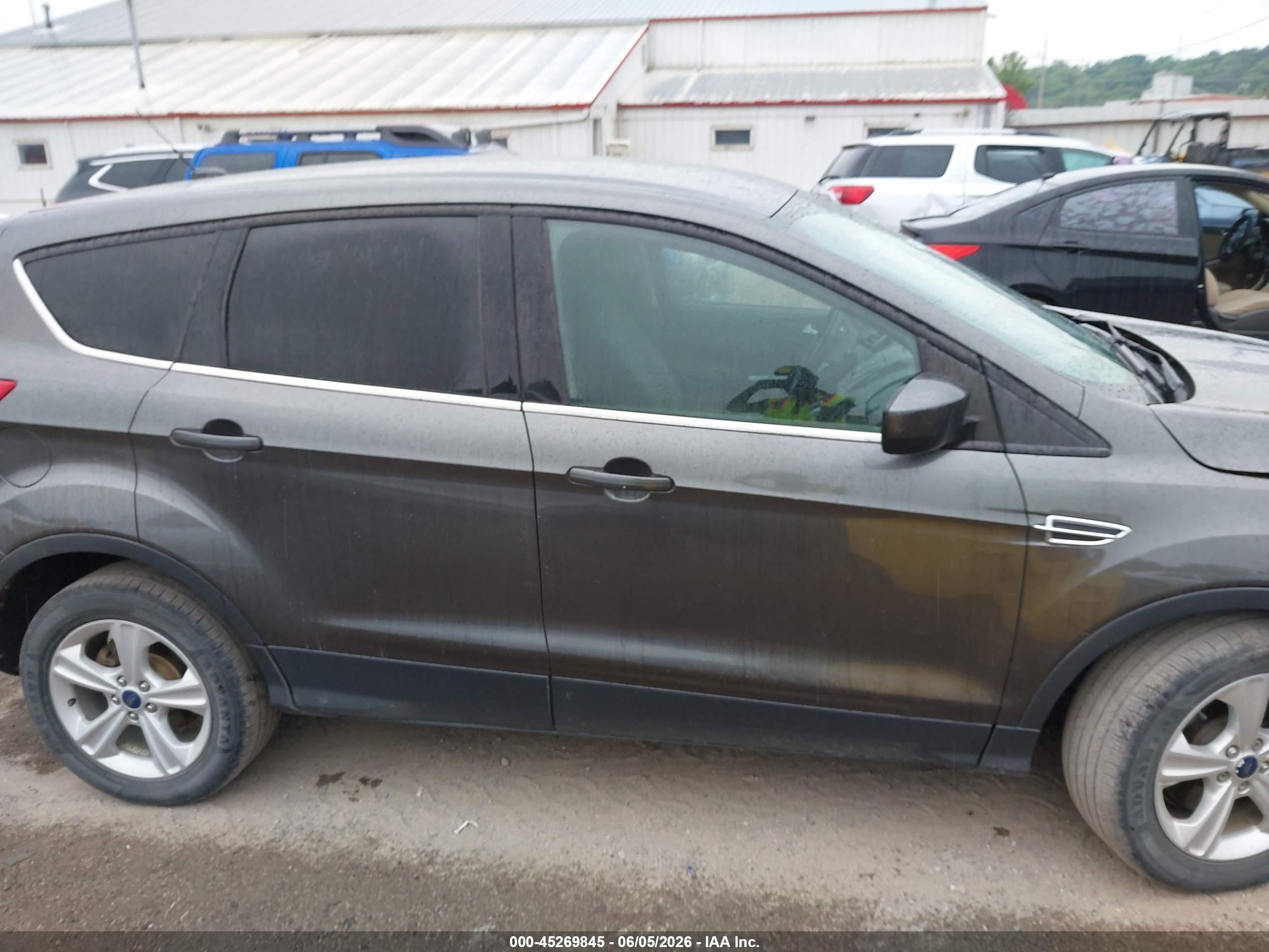 2015 Ford Escape Se Silver vin: 1FMCU9G91FUC75562