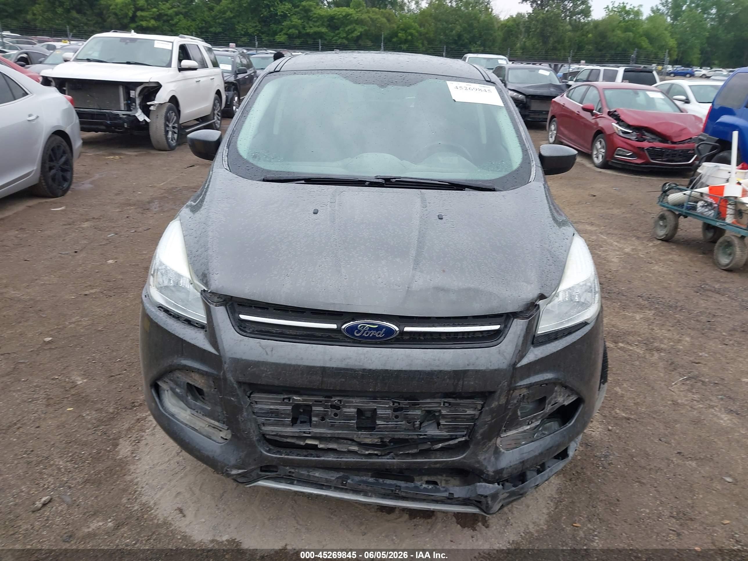 2015 Ford Escape Se Silver vin: 1FMCU9G91FUC75562