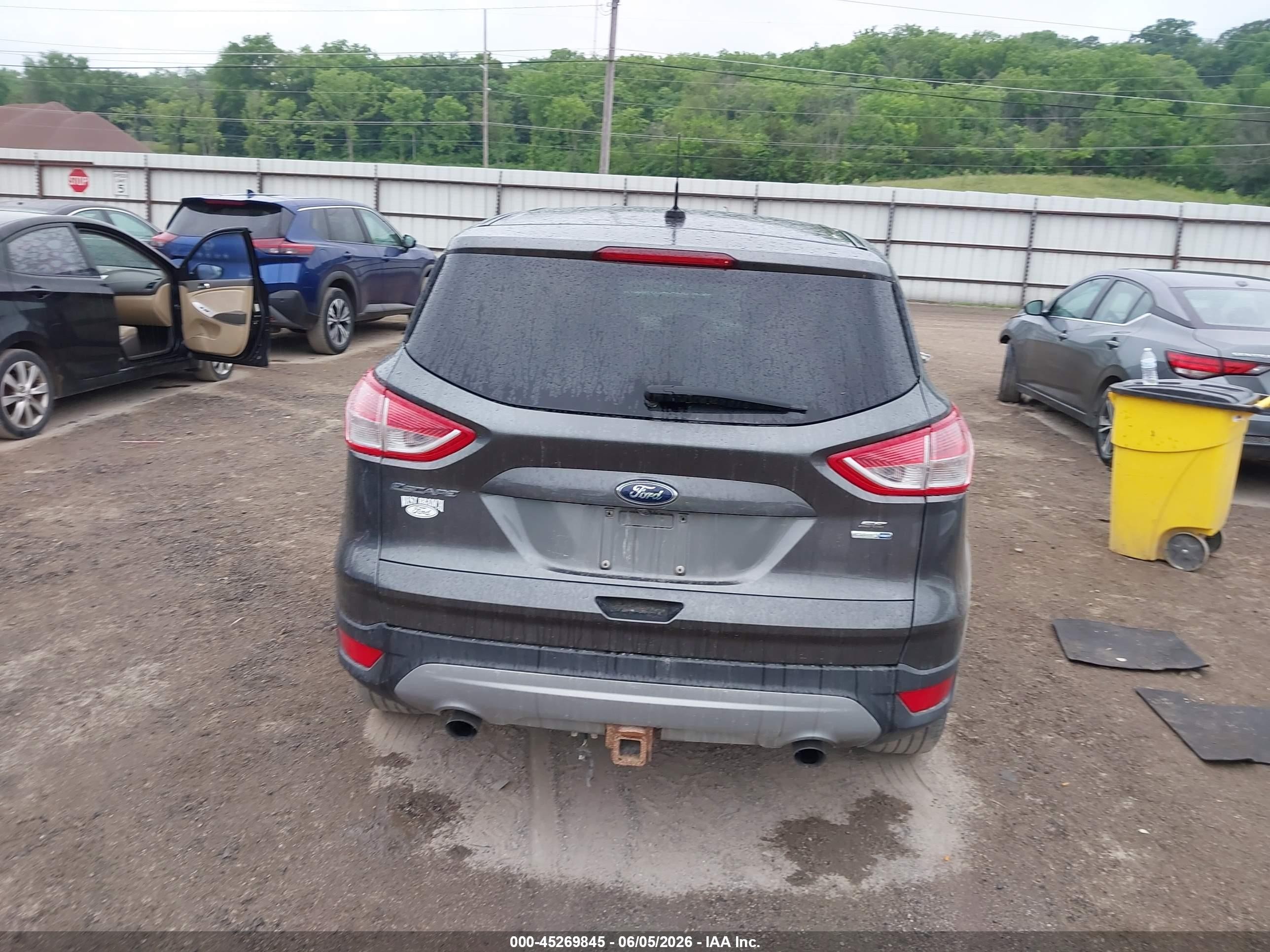 2015 Ford Escape Se Silver vin: 1FMCU9G91FUC75562