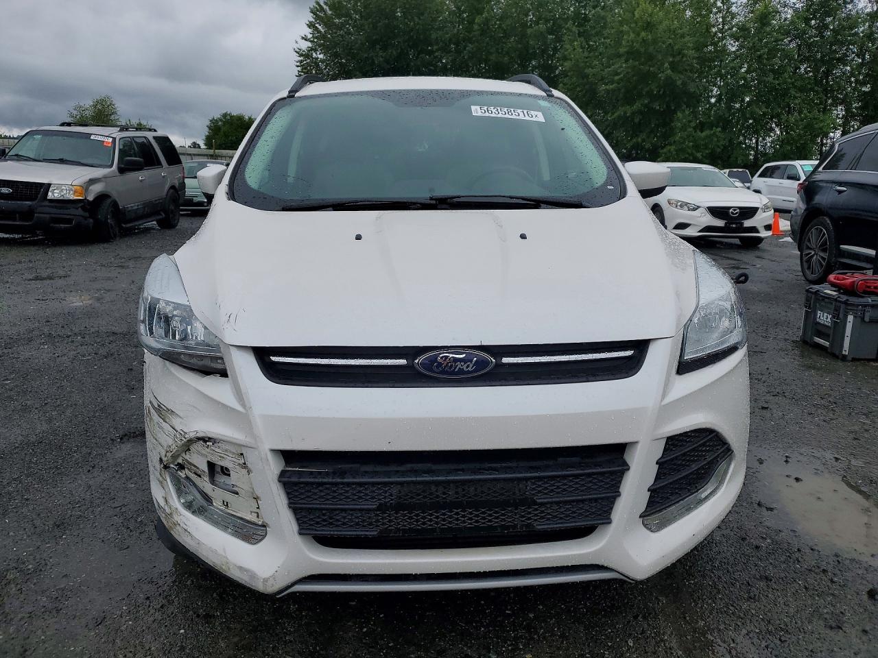 2016 Ford Escape Se White vin: 1FMCU9G91GUB61188