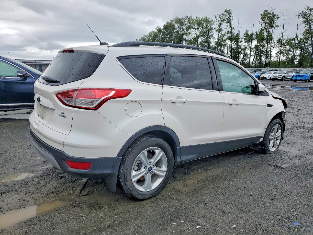 2016 Ford Escape Se White vin: 1FMCU9G91GUB61188