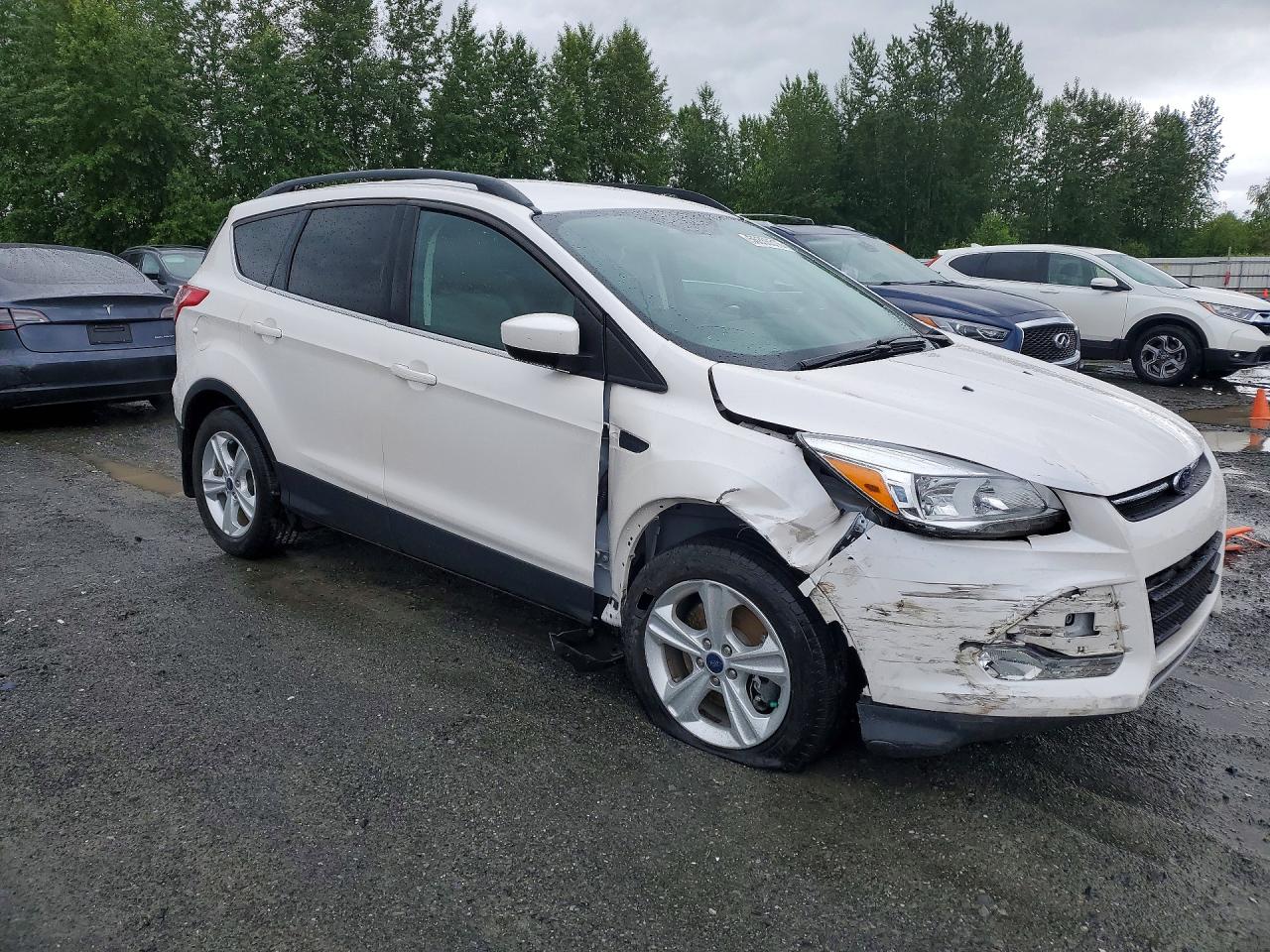2016 Ford Escape Se White vin: 1FMCU9G91GUB61188
