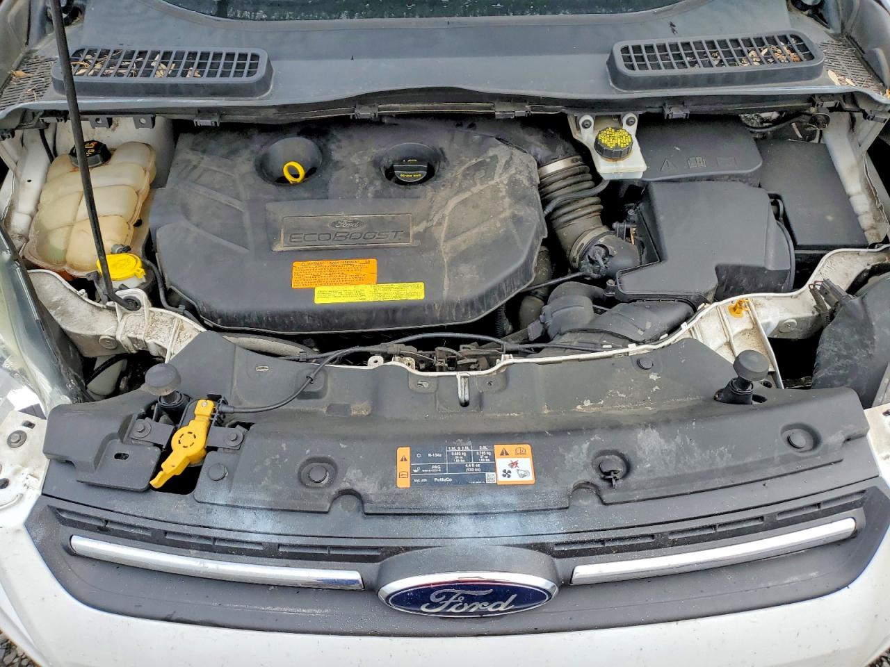 2016 Ford Escape Se White vin: 1FMCU9G91GUC02080