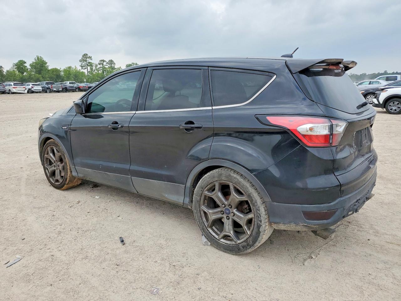 2017 Ford Escape Se Black vin: 1FMCU9G91HUC53483