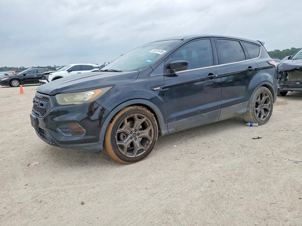 2017 Ford Escape Se Black vin: 1FMCU9G91HUC53483