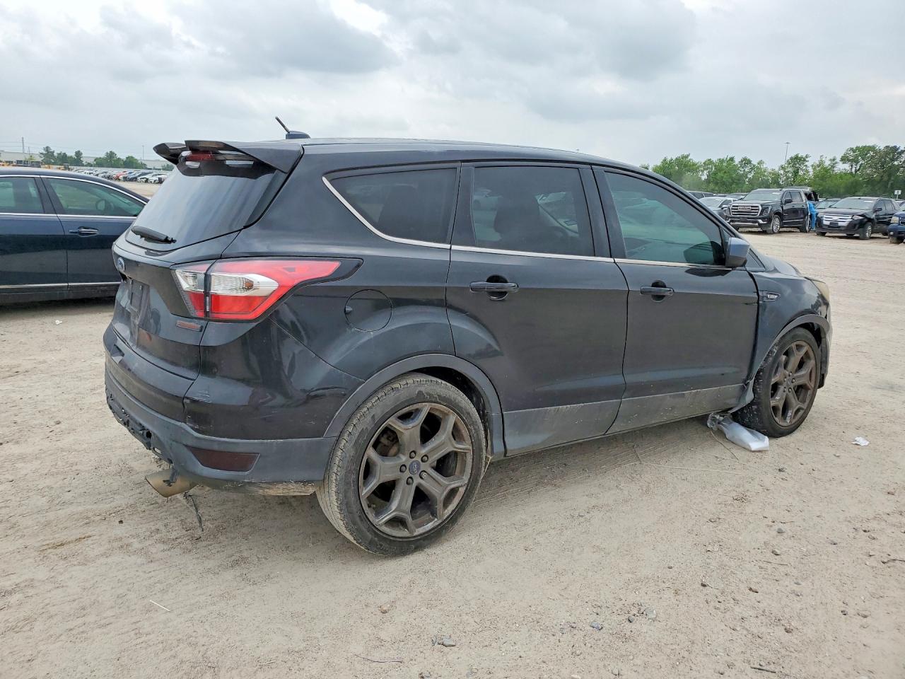 2017 Ford Escape Se Black vin: 1FMCU9G91HUC53483