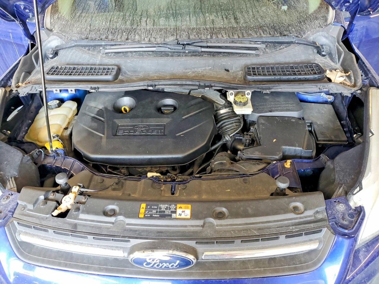 2013 Ford Escape Se Blue vin: 1FMCU9G92DUA21274