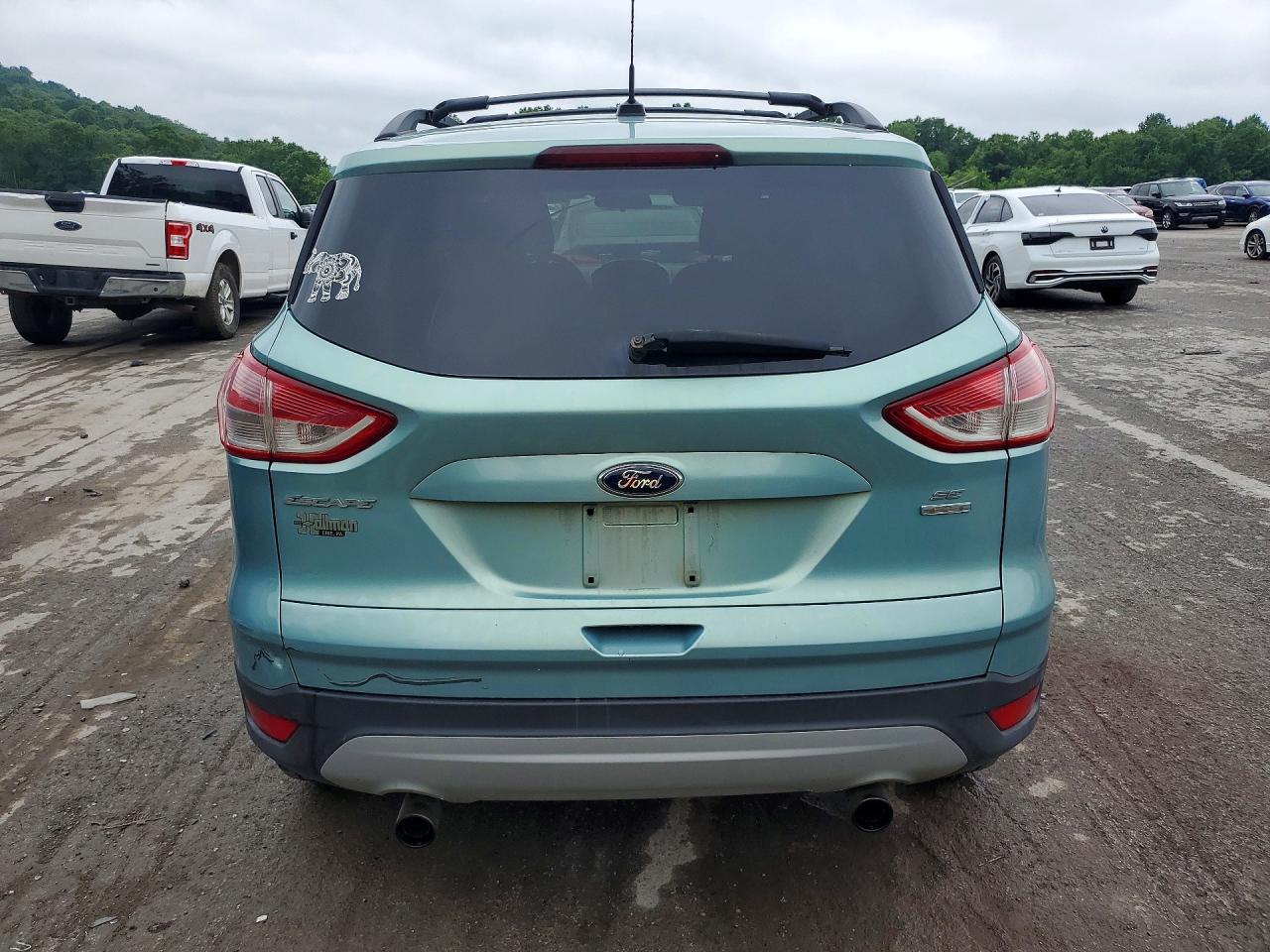 2013 Ford Escape Se Blue vin: 1FMCU9G92DUA84777