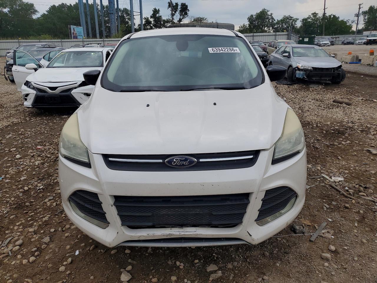 2013 Ford Escape Se White vin: 1FMCU9G92DUC21281