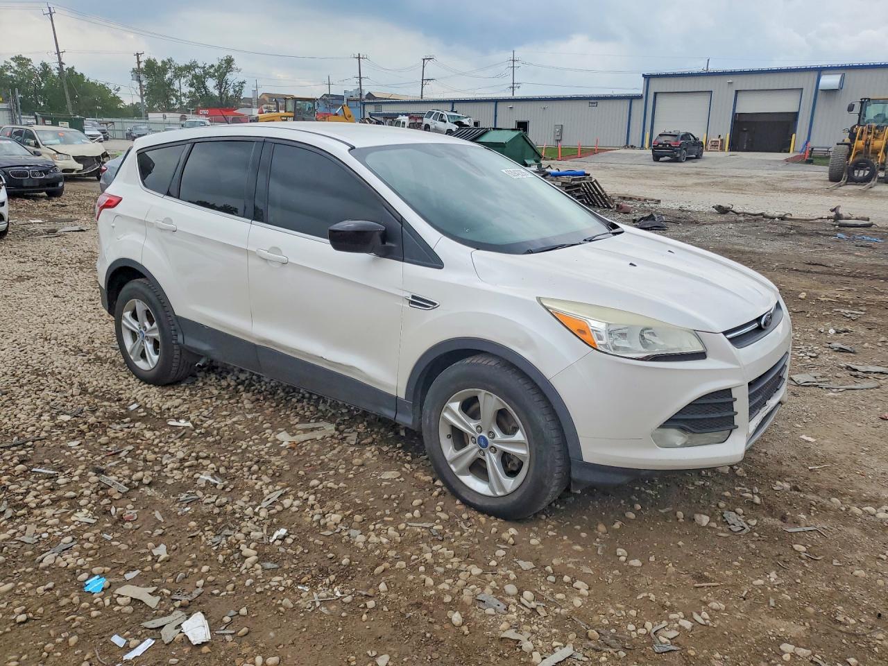 2013 Ford Escape Se White vin: 1FMCU9G92DUC21281