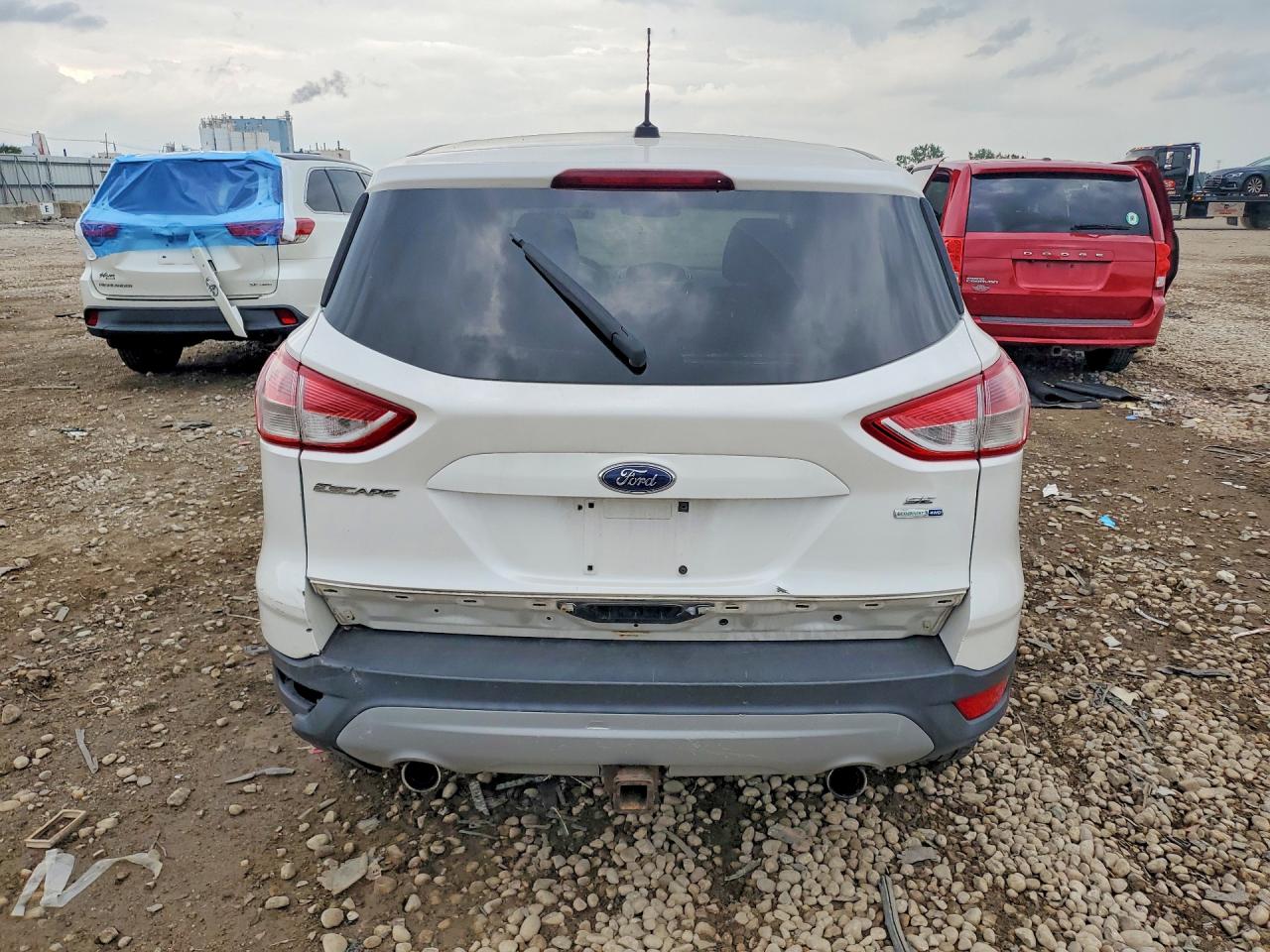 2013 Ford Escape Se White vin: 1FMCU9G92DUC21281