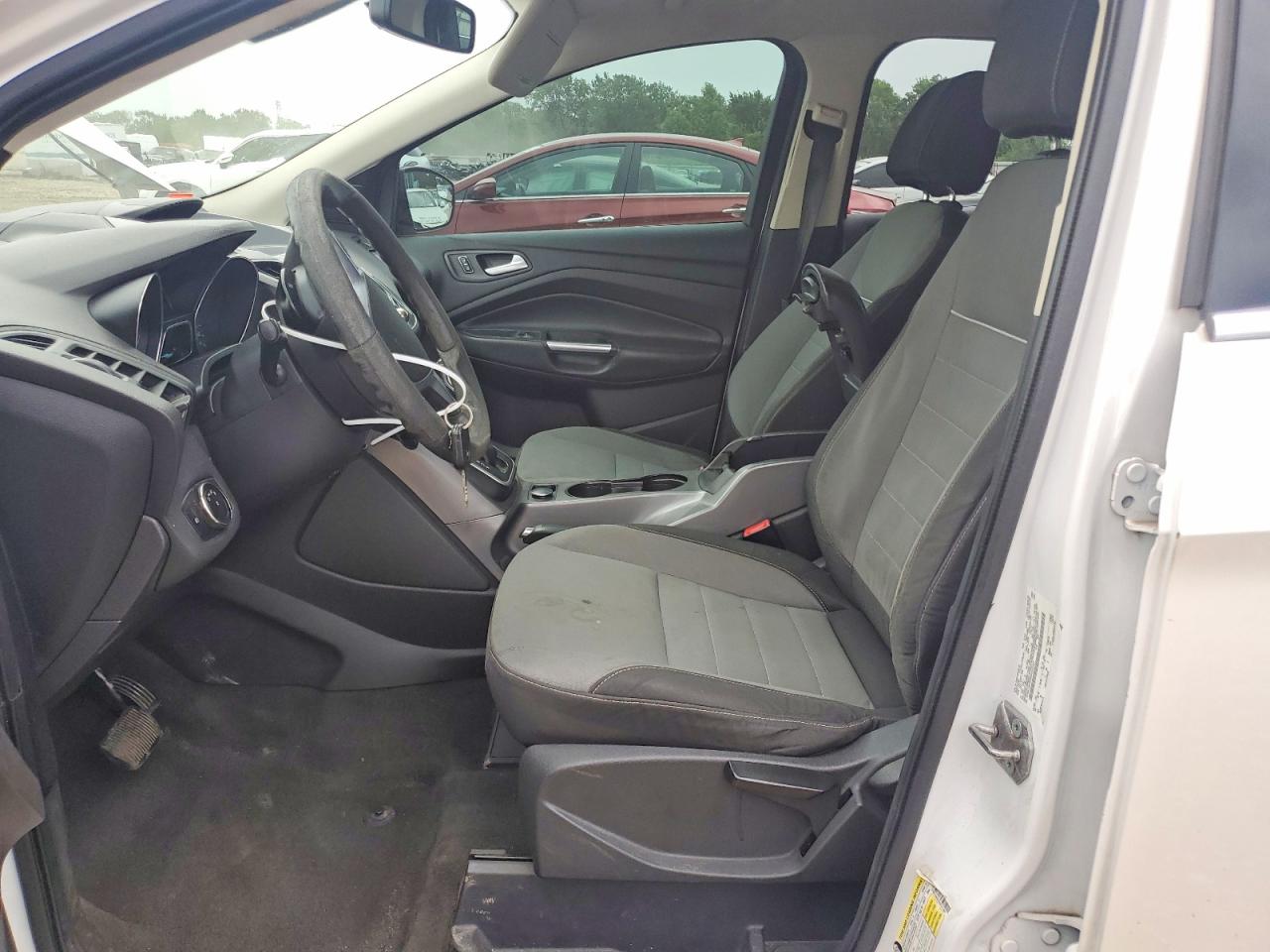 2013 Ford Escape Se White vin: 1FMCU9G92DUC21281