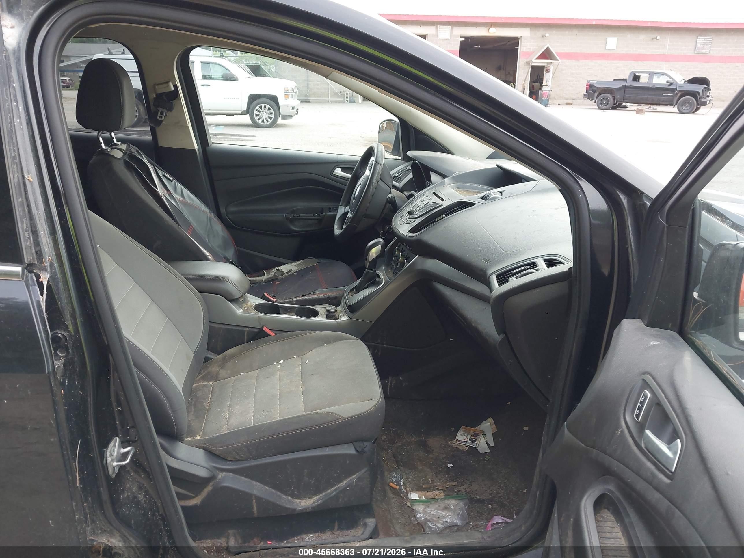 2013 Ford Escape Se Black vin: 1FMCU9G92DUD62349