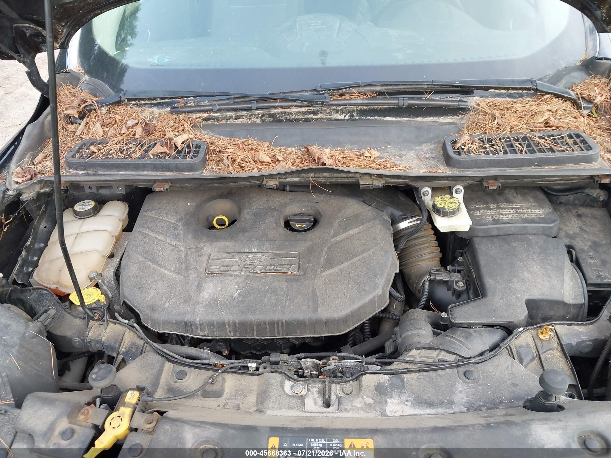 2013 Ford Escape Se Black vin: 1FMCU9G92DUD62349