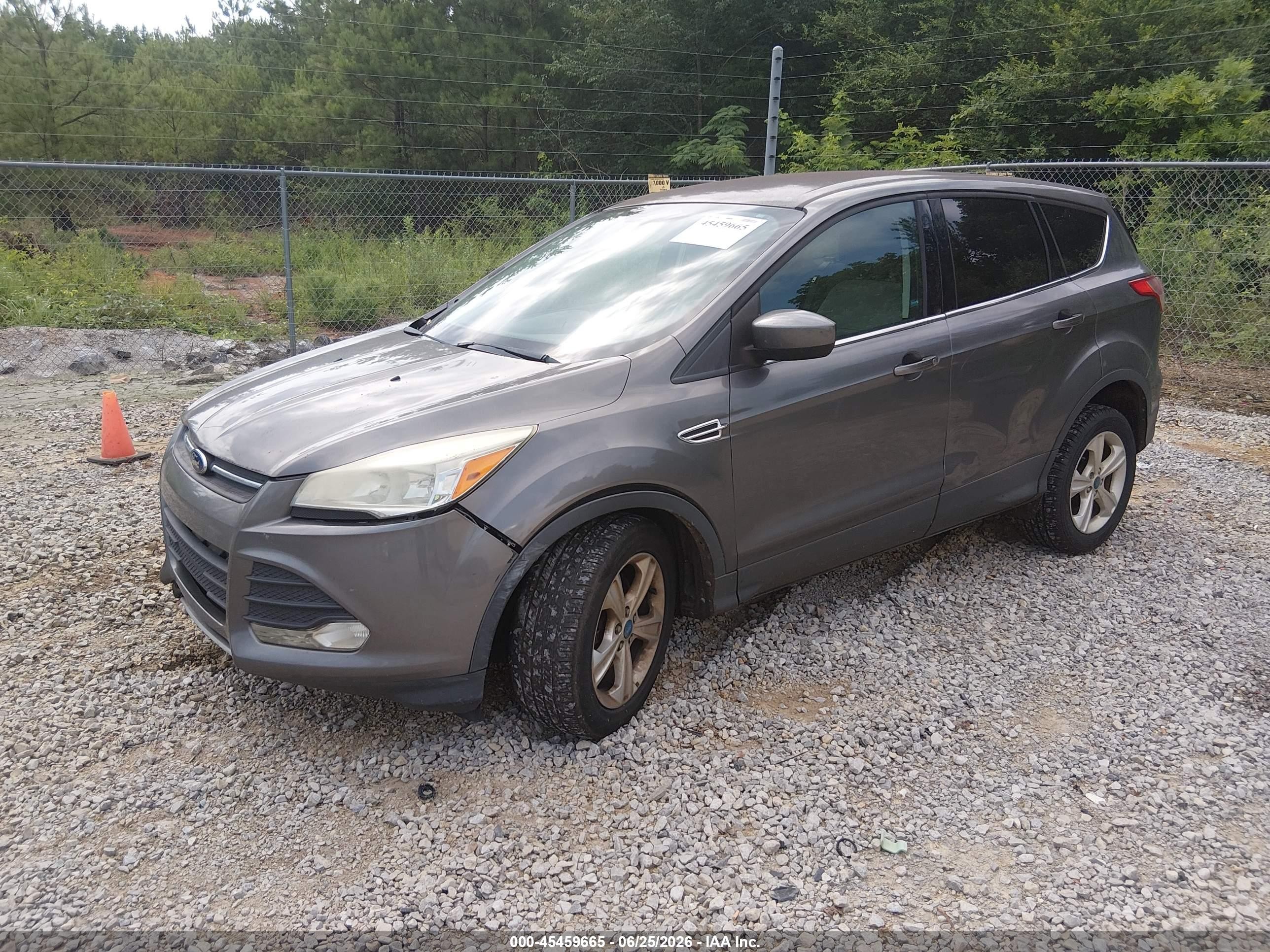 2013 Ford Escape Se Gray vin: 1FMCU9G92DUD92757