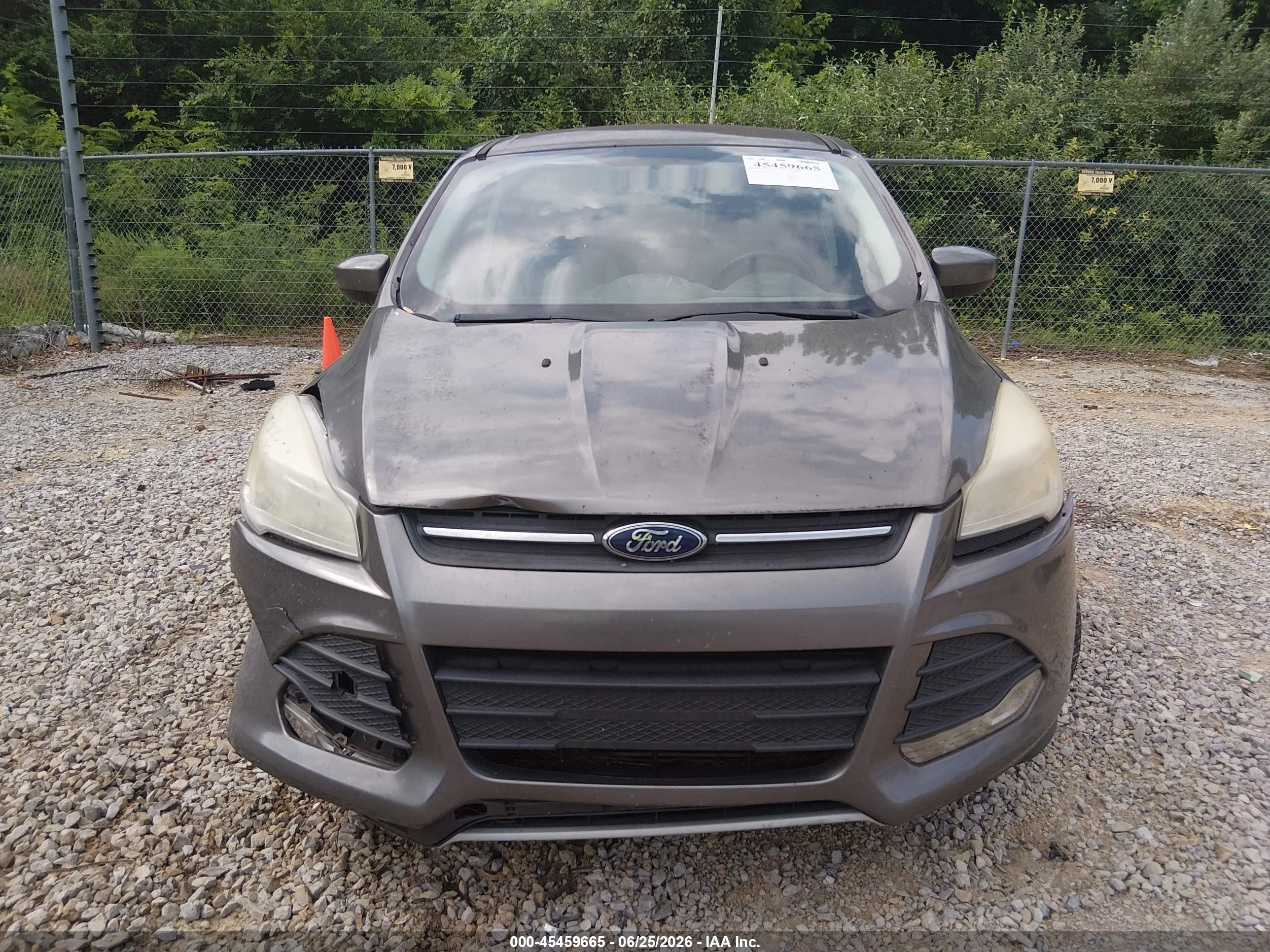 2013 Ford Escape Se Gray vin: 1FMCU9G92DUD92757