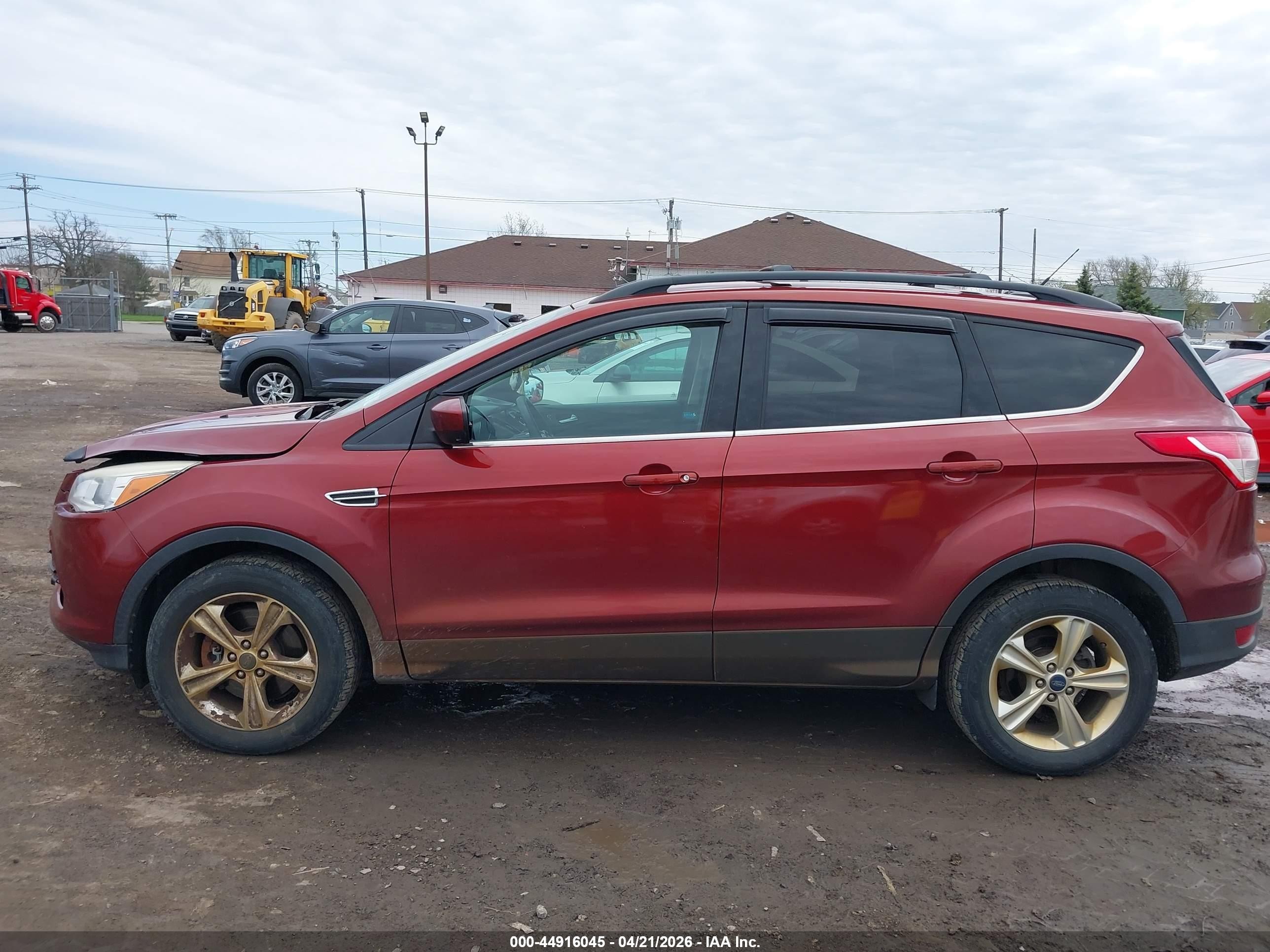 2014 Ford Escape Se Red vin: 1FMCU9G92EUA91259
