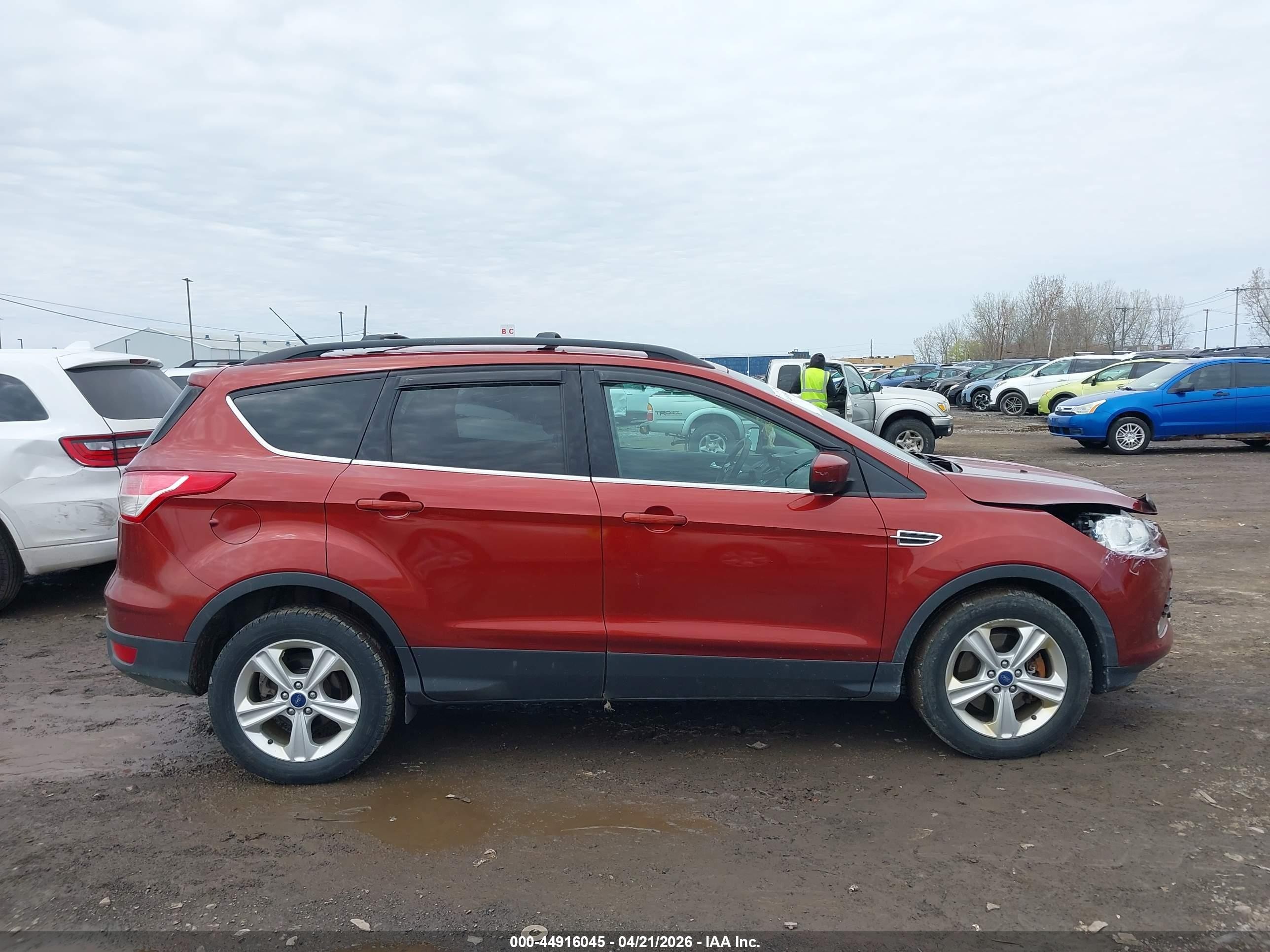 2014 Ford Escape Se Red vin: 1FMCU9G92EUA91259