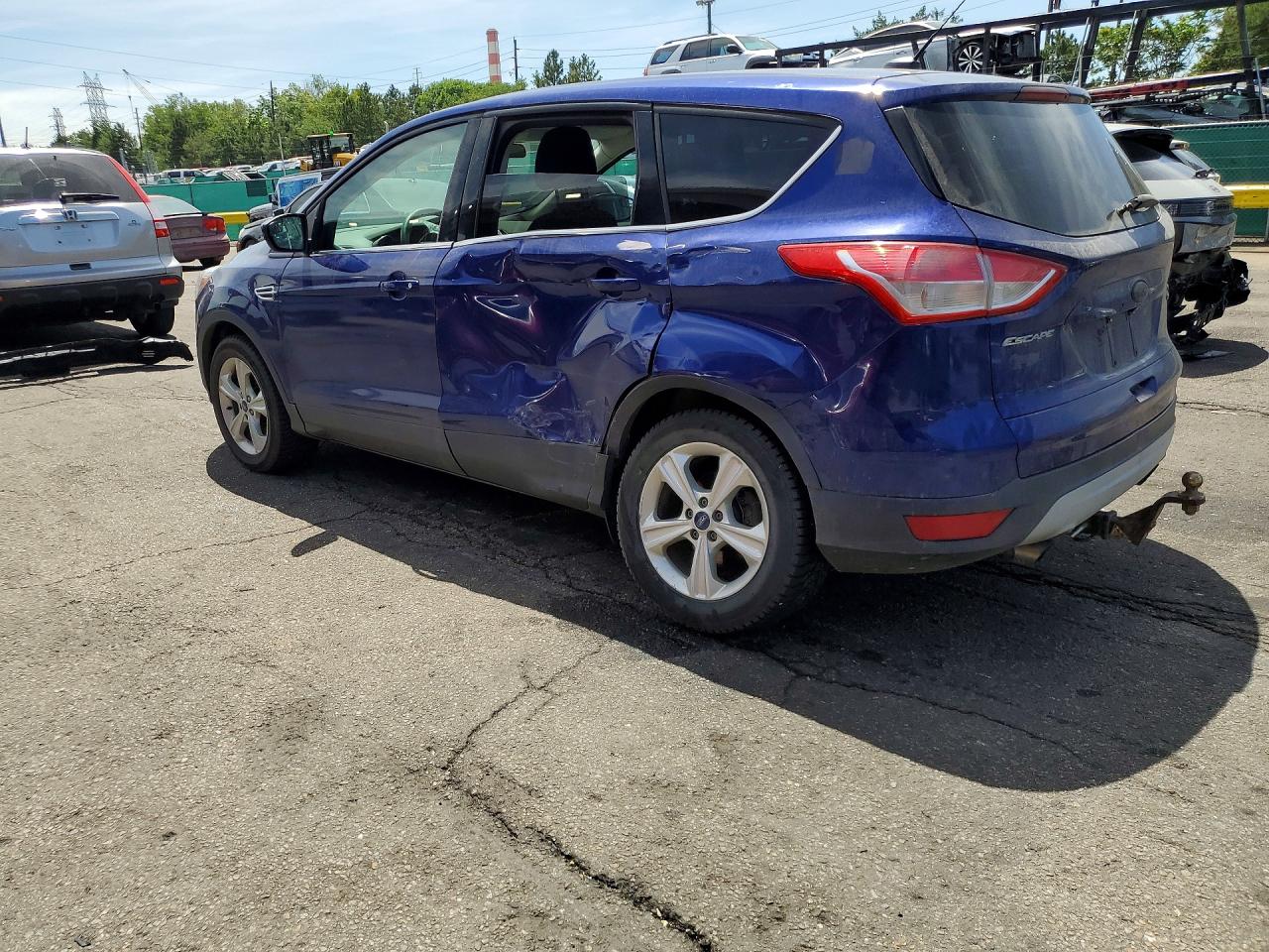 2014 Ford Escape Se Blue vin: 1FMCU9G92EUD32494