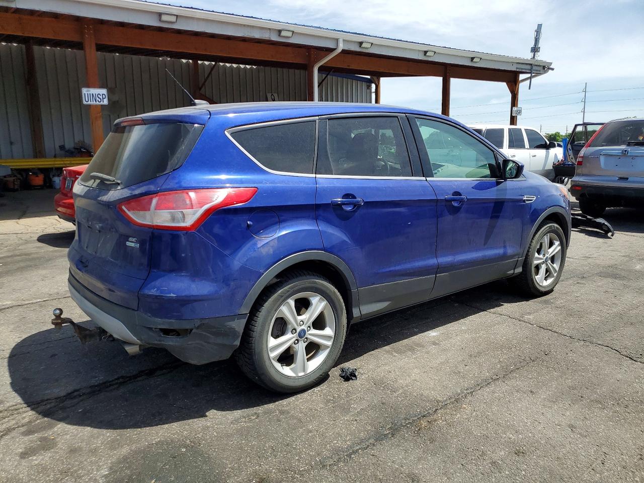 2014 Ford Escape Se Blue vin: 1FMCU9G92EUD32494