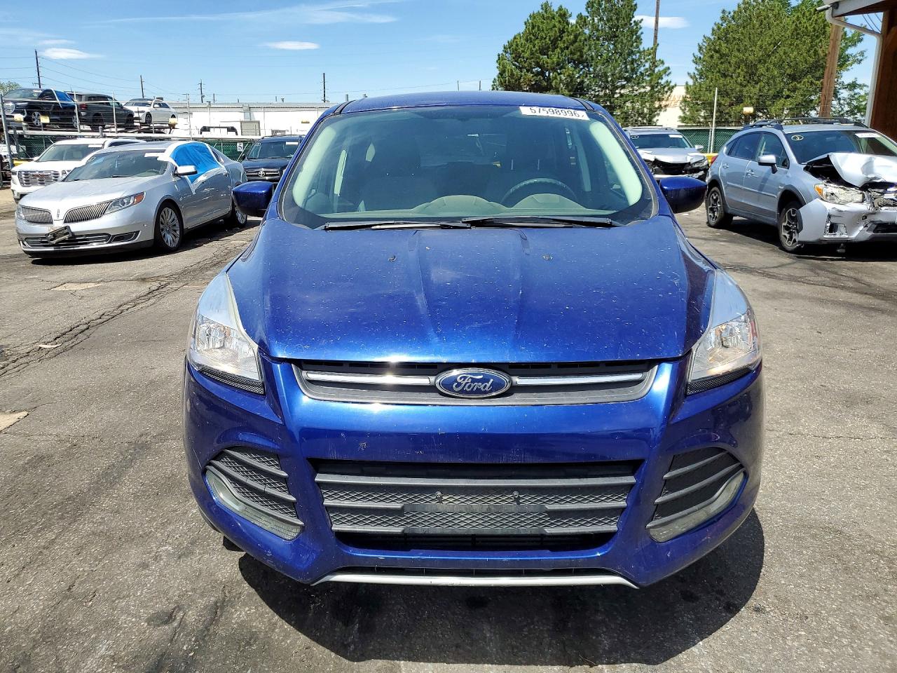 2014 Ford Escape Se Blue vin: 1FMCU9G92EUD32494