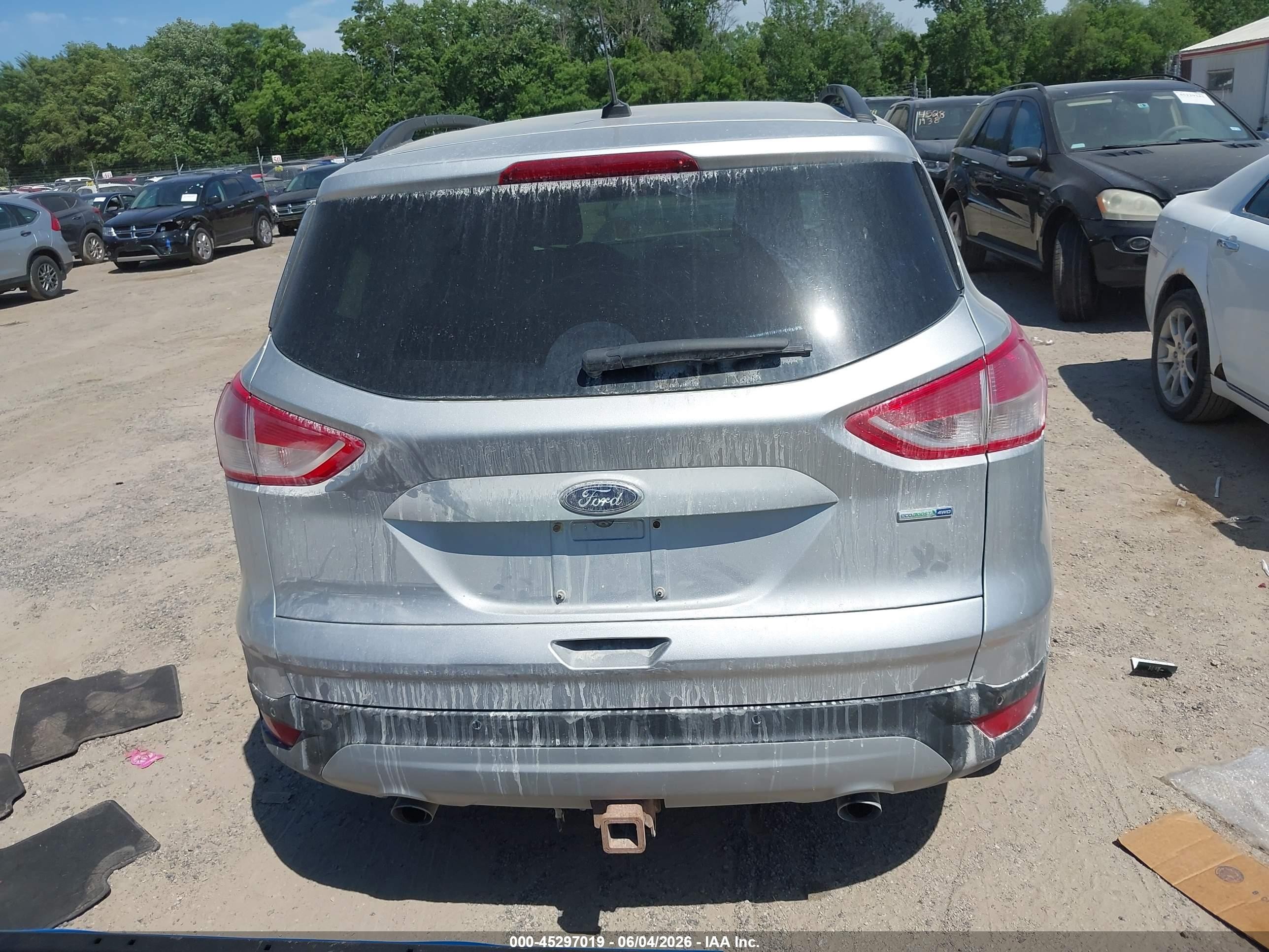 2015 Ford Escape Se Silver vin: 1FMCU9G92FUB49078