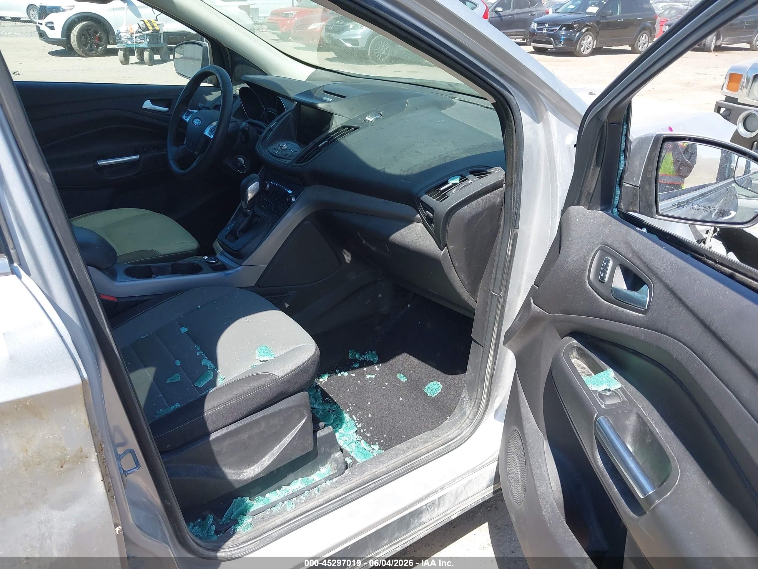 2015 Ford Escape Se Silver vin: 1FMCU9G92FUB49078