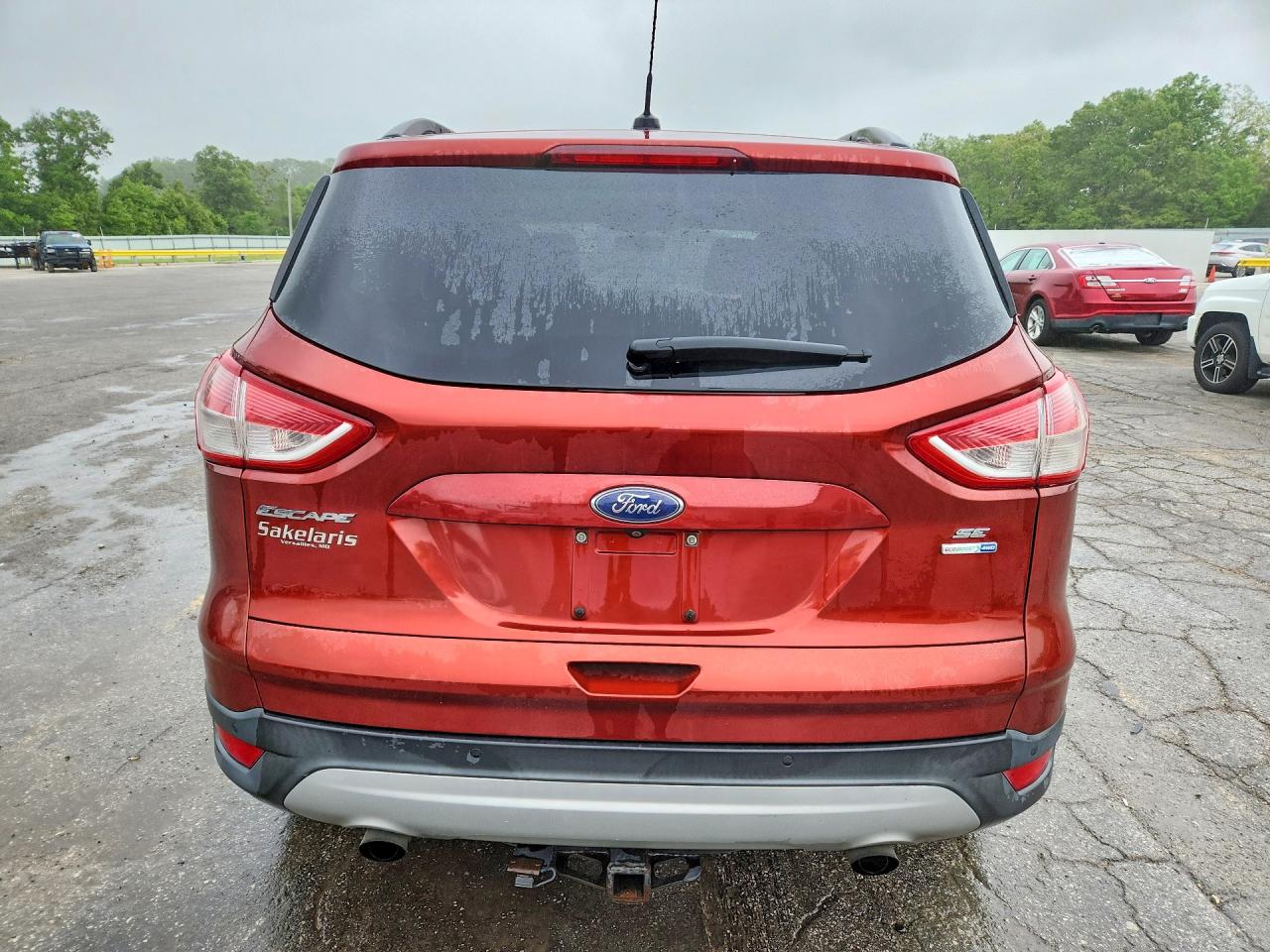2015 Ford Escape Se Red vin: 1FMCU9G92FUB80816