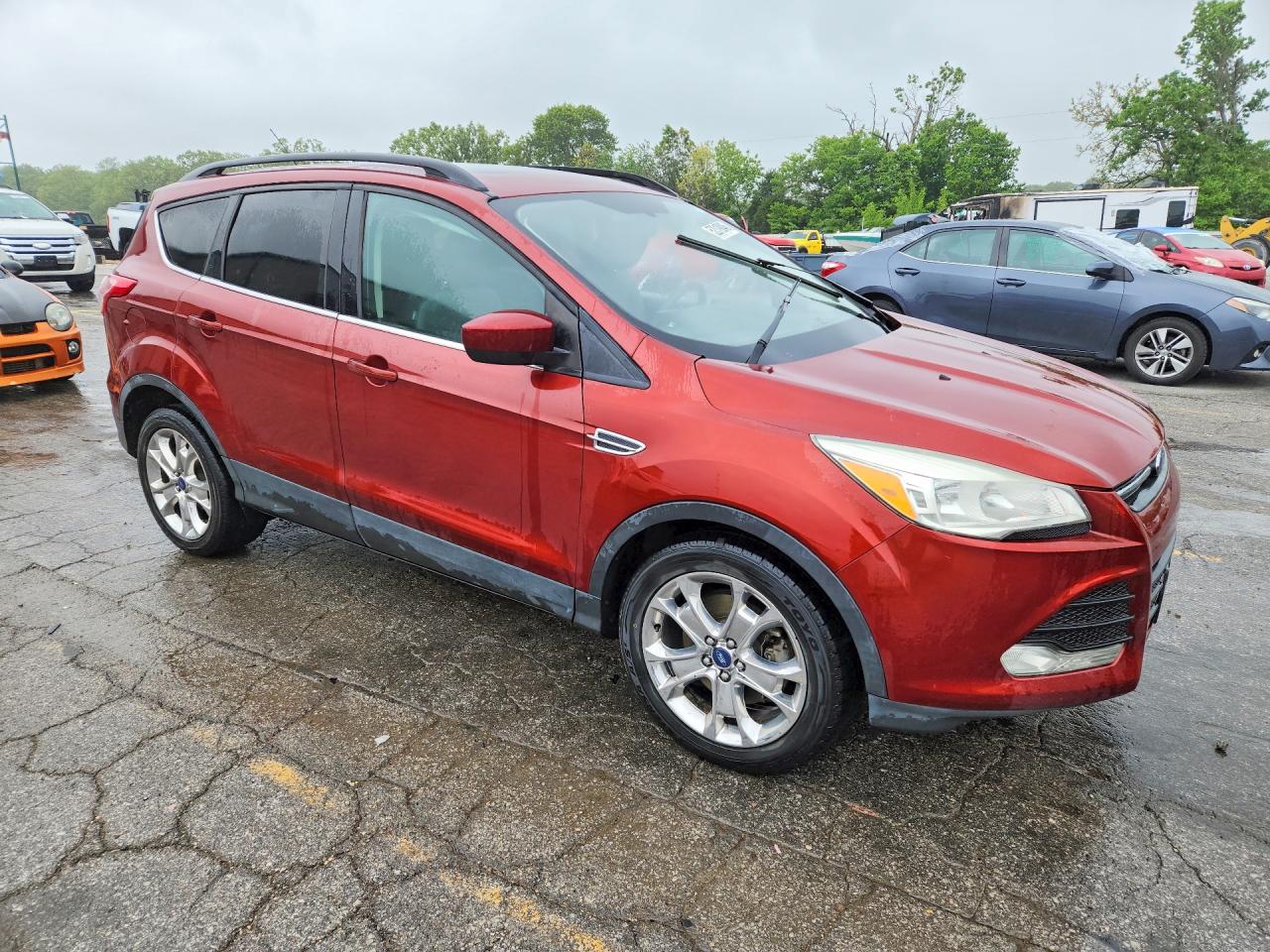 2015 Ford Escape Se Red vin: 1FMCU9G92FUB80816