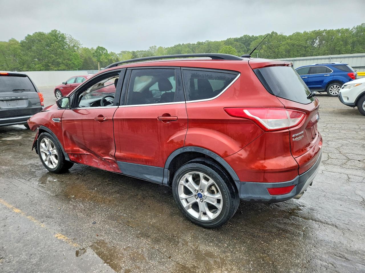 2015 Ford Escape Se Red vin: 1FMCU9G92FUB80816