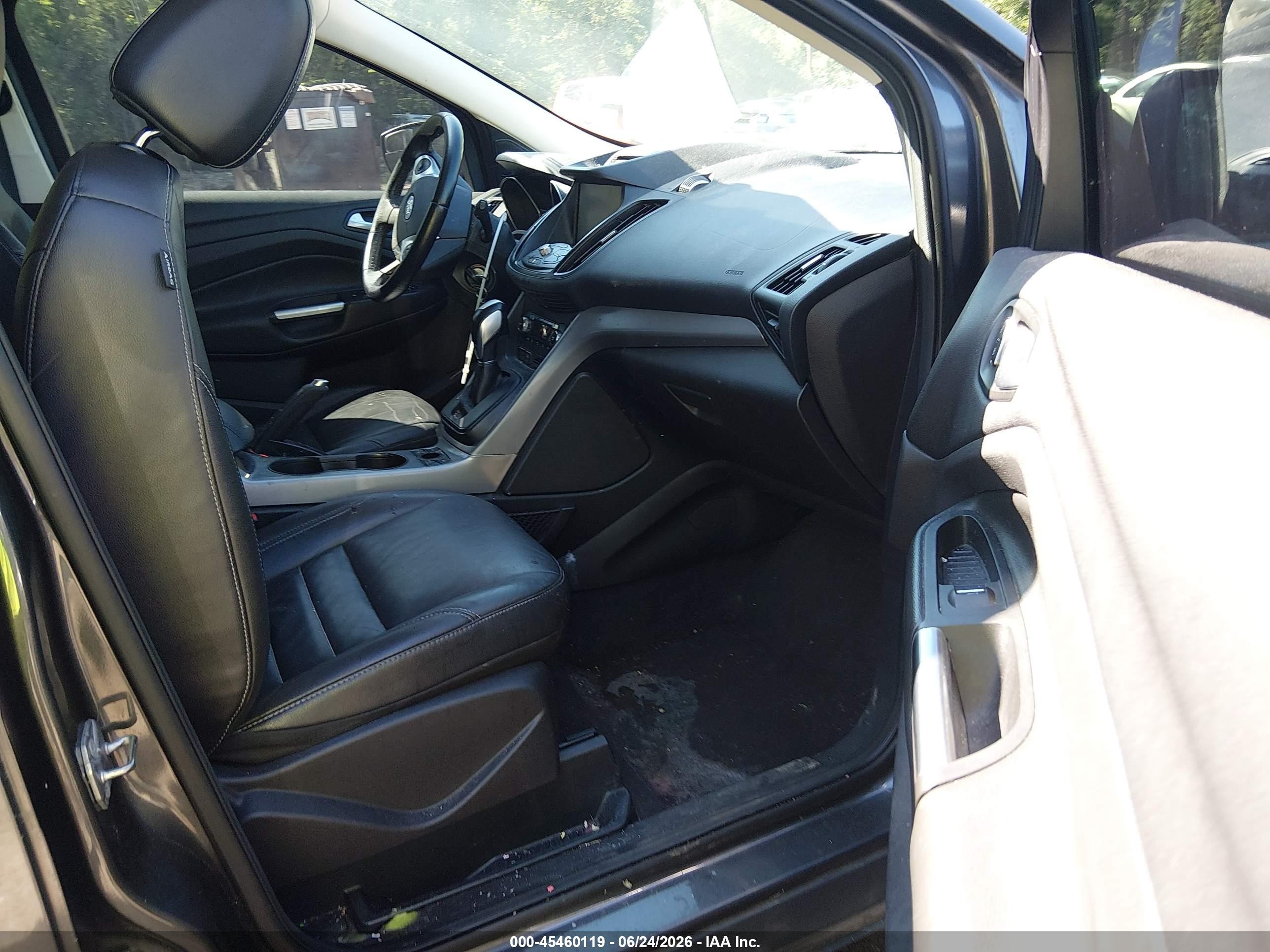2015 Ford Escape Se Gray vin: 1FMCU9G92FUB91136