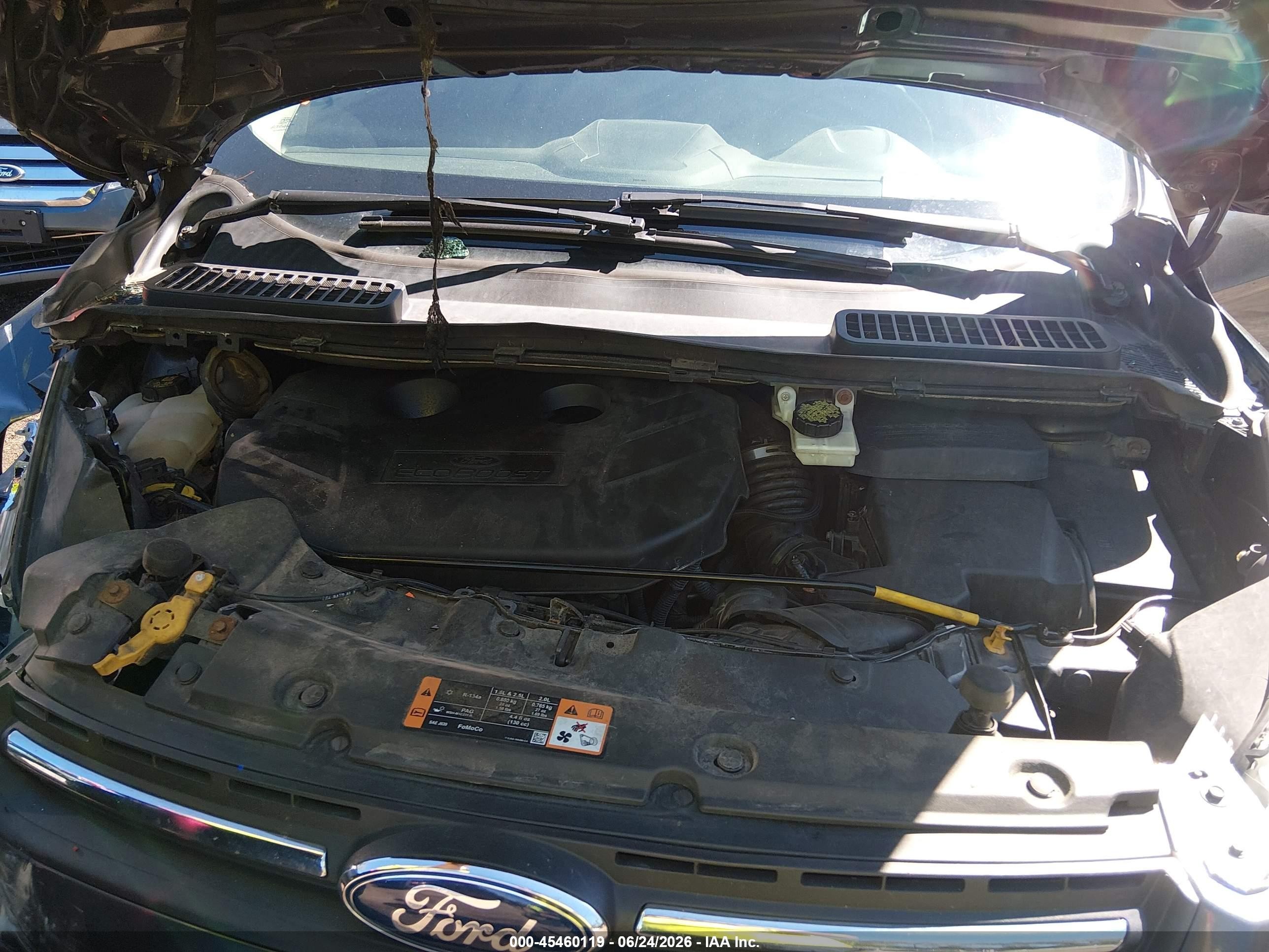 2015 Ford Escape Se Gray vin: 1FMCU9G92FUB91136