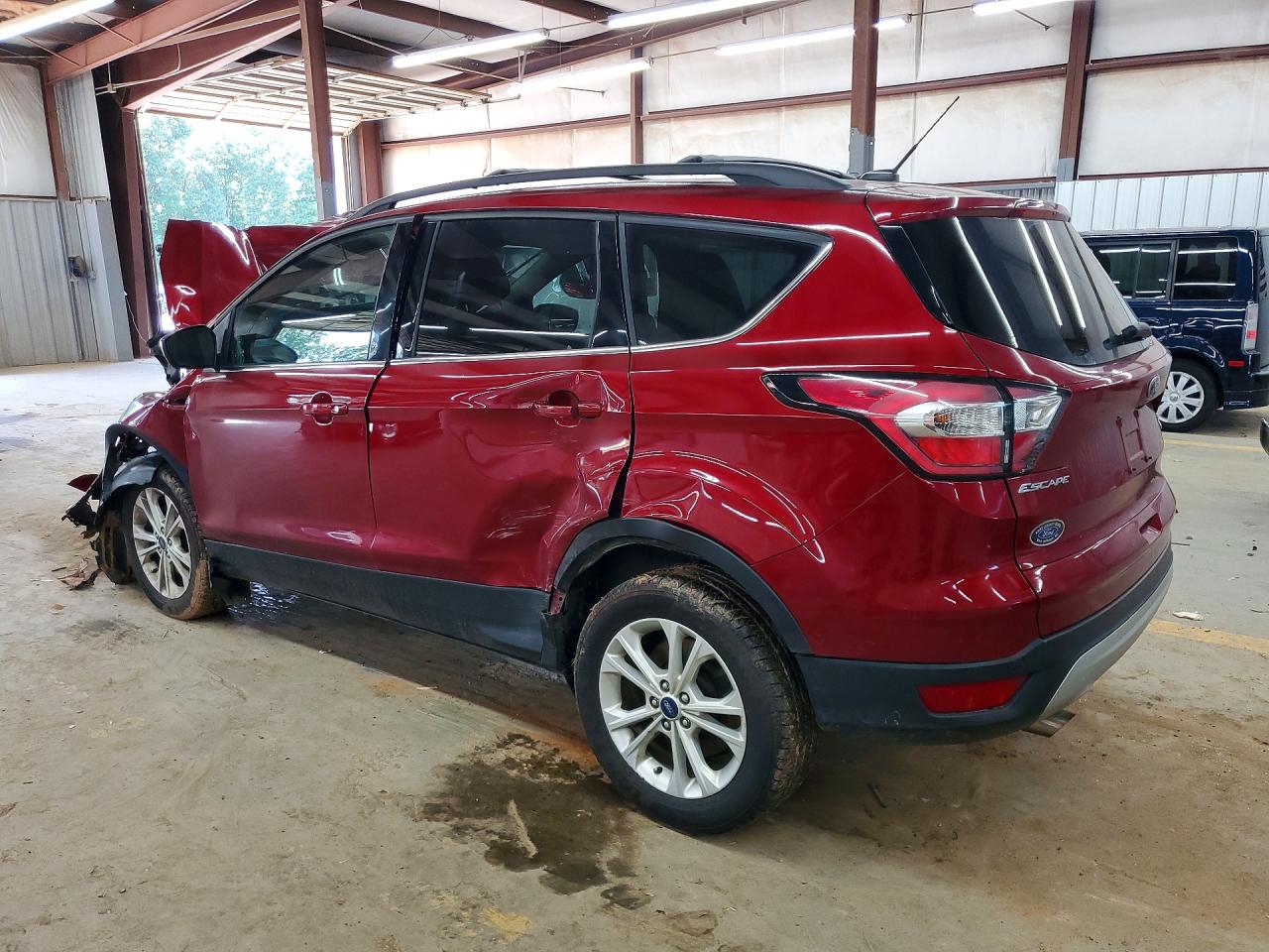 2017 Ford Escape Se Red vin: 1FMCU9G92HUB73268