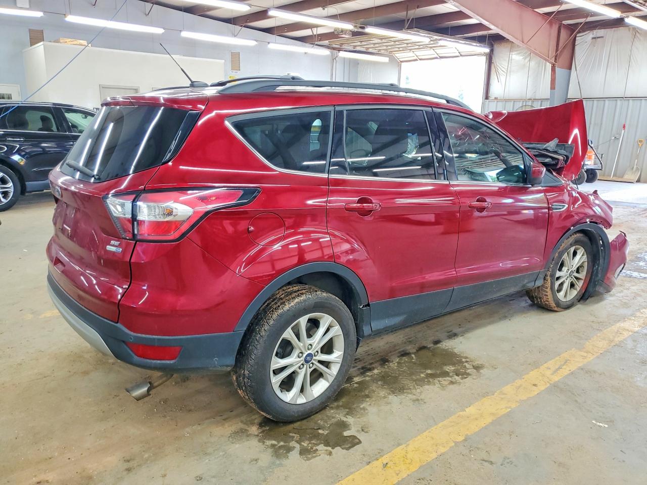 2017 Ford Escape Se Red vin: 1FMCU9G92HUB73268
