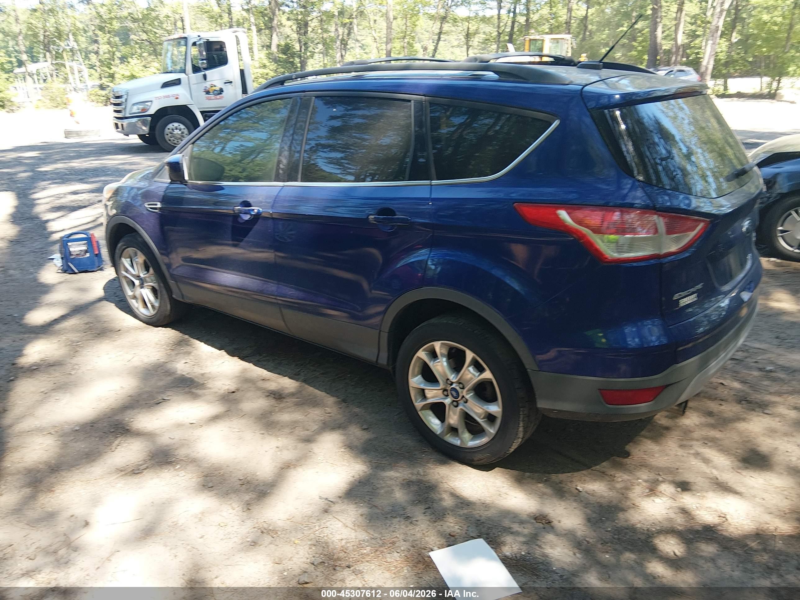 2013 Ford Escape Se Синий vin: 1FMCU9G93DUB68767