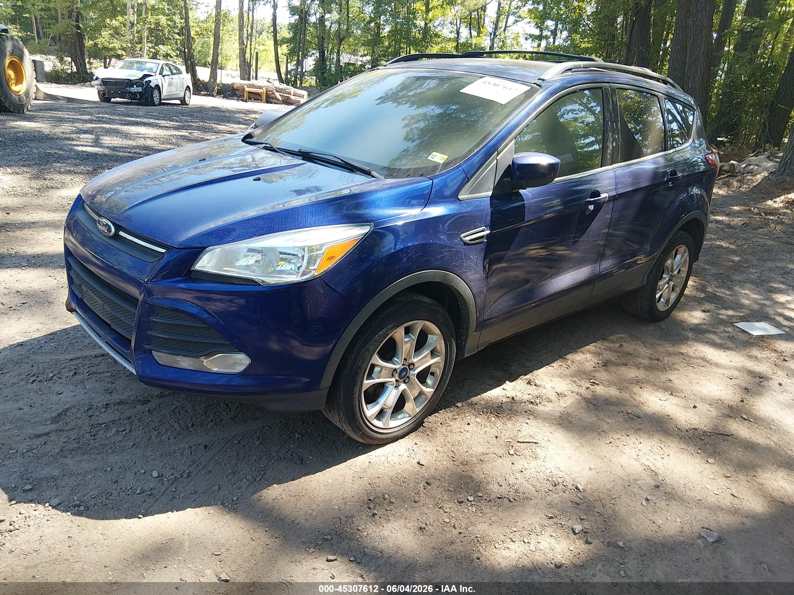 2013 Ford Escape Se Синий vin: 1FMCU9G93DUB68767