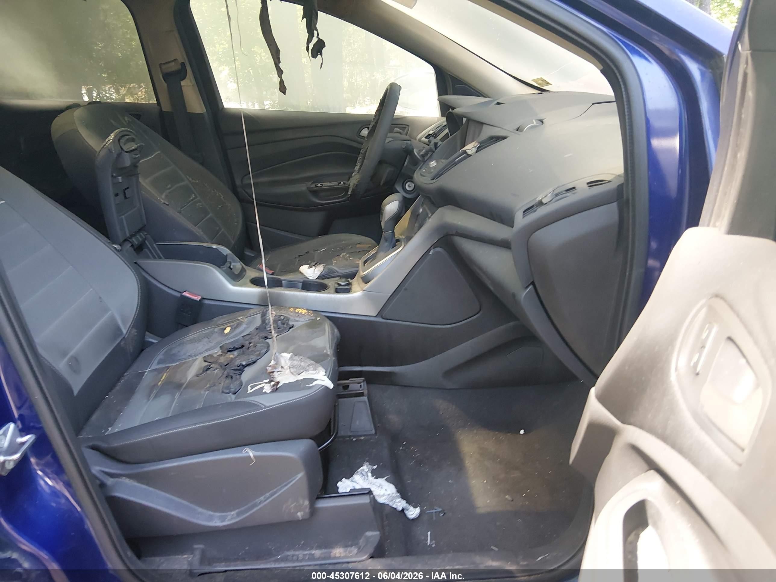 2013 Ford Escape Se Синий vin: 1FMCU9G93DUB68767