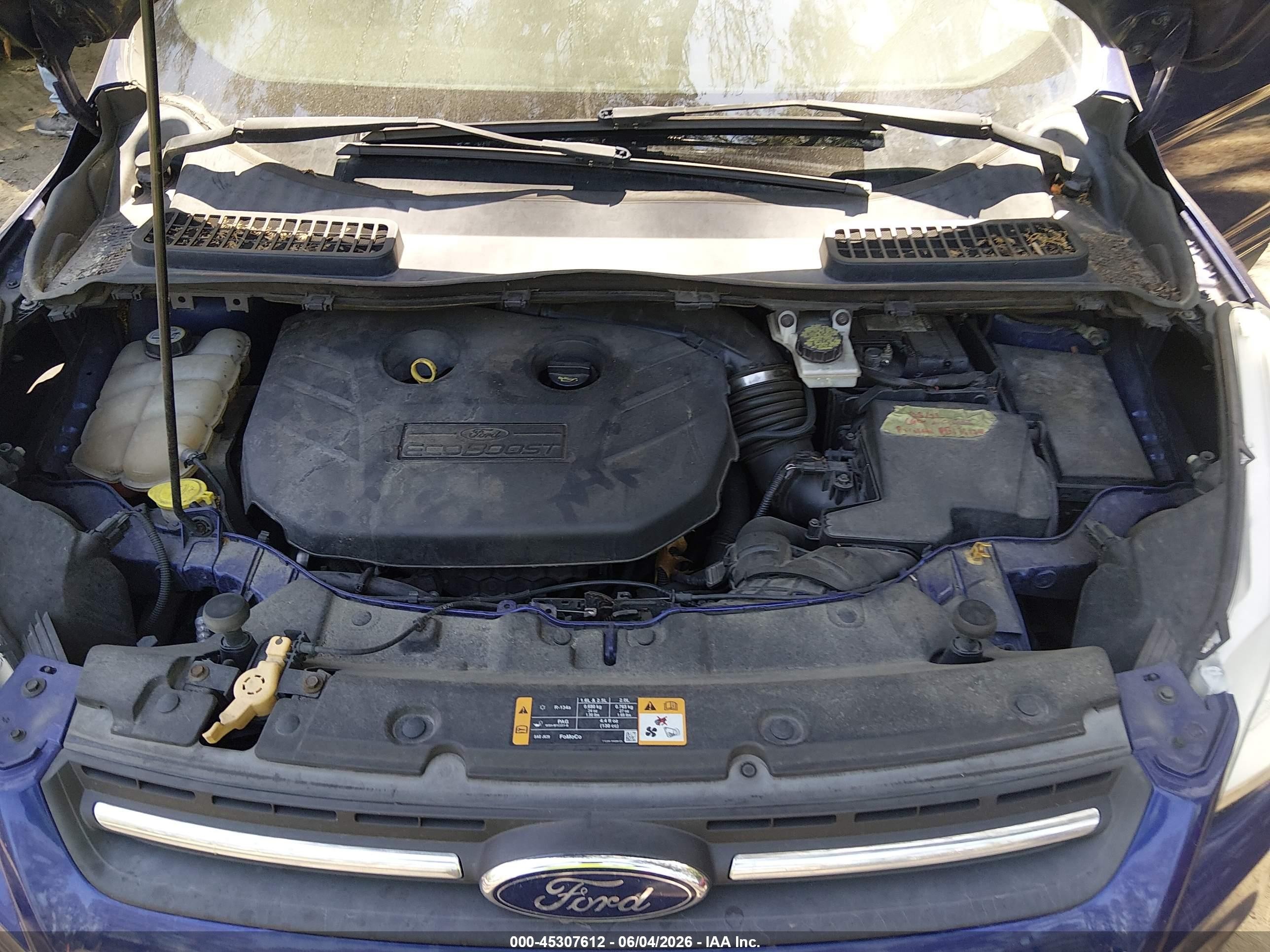 2013 Ford Escape Se Синий vin: 1FMCU9G93DUB68767
