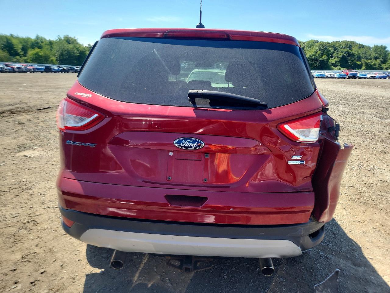 2013 Ford Escape Se Red vin: 1FMCU9G93DUB88386