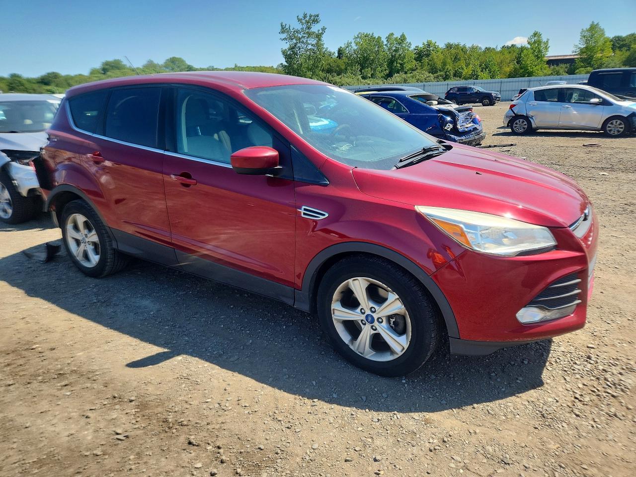 2013 Ford Escape Se Red vin: 1FMCU9G93DUB88386