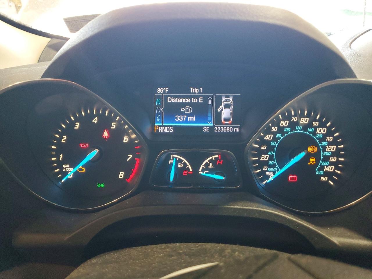 2013 Ford Escape Se Gray vin: 1FMCU9G93DUC07650