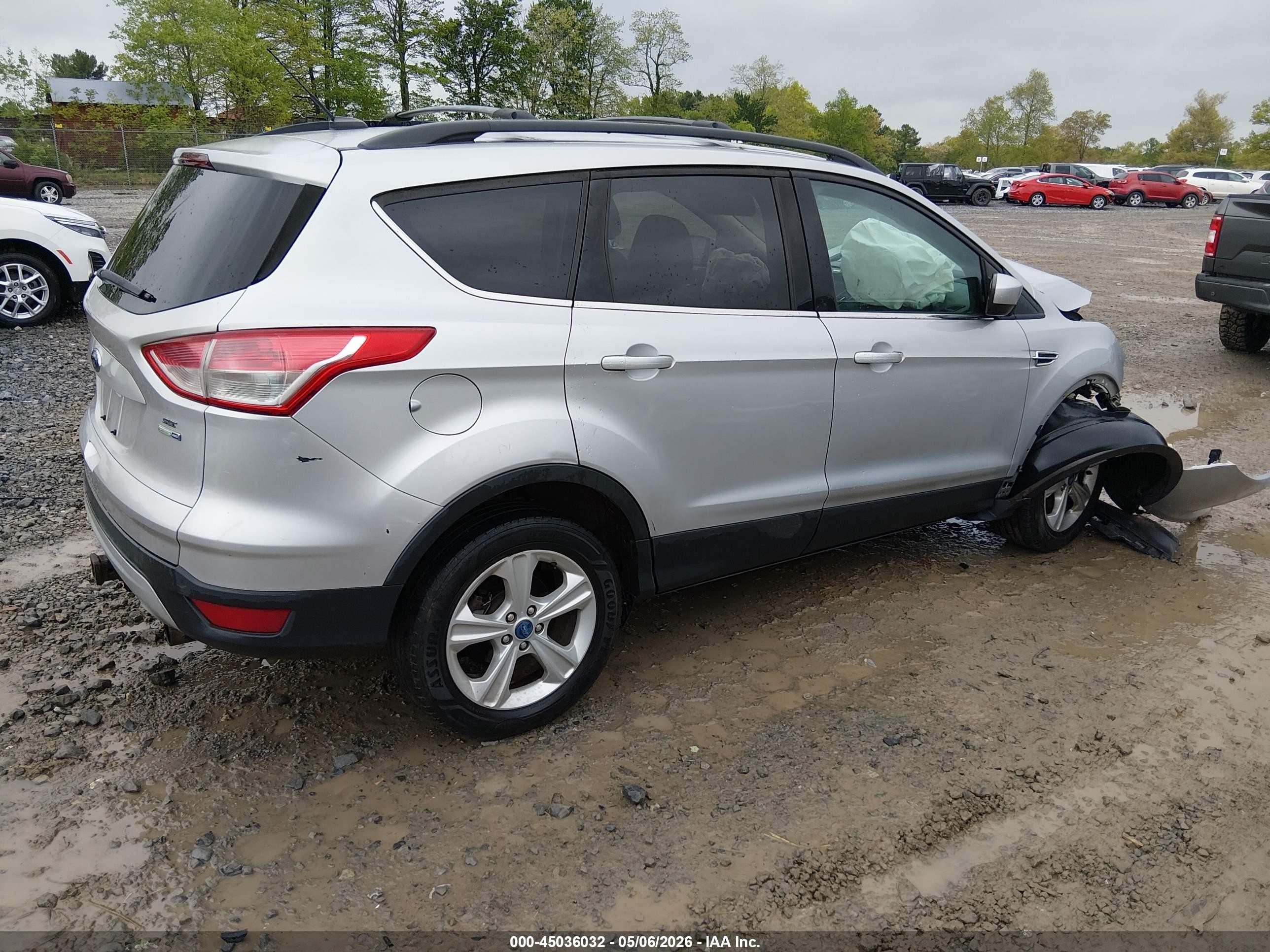 2013 Ford Escape Se Gray vin: 1FMCU9G93DUC12055