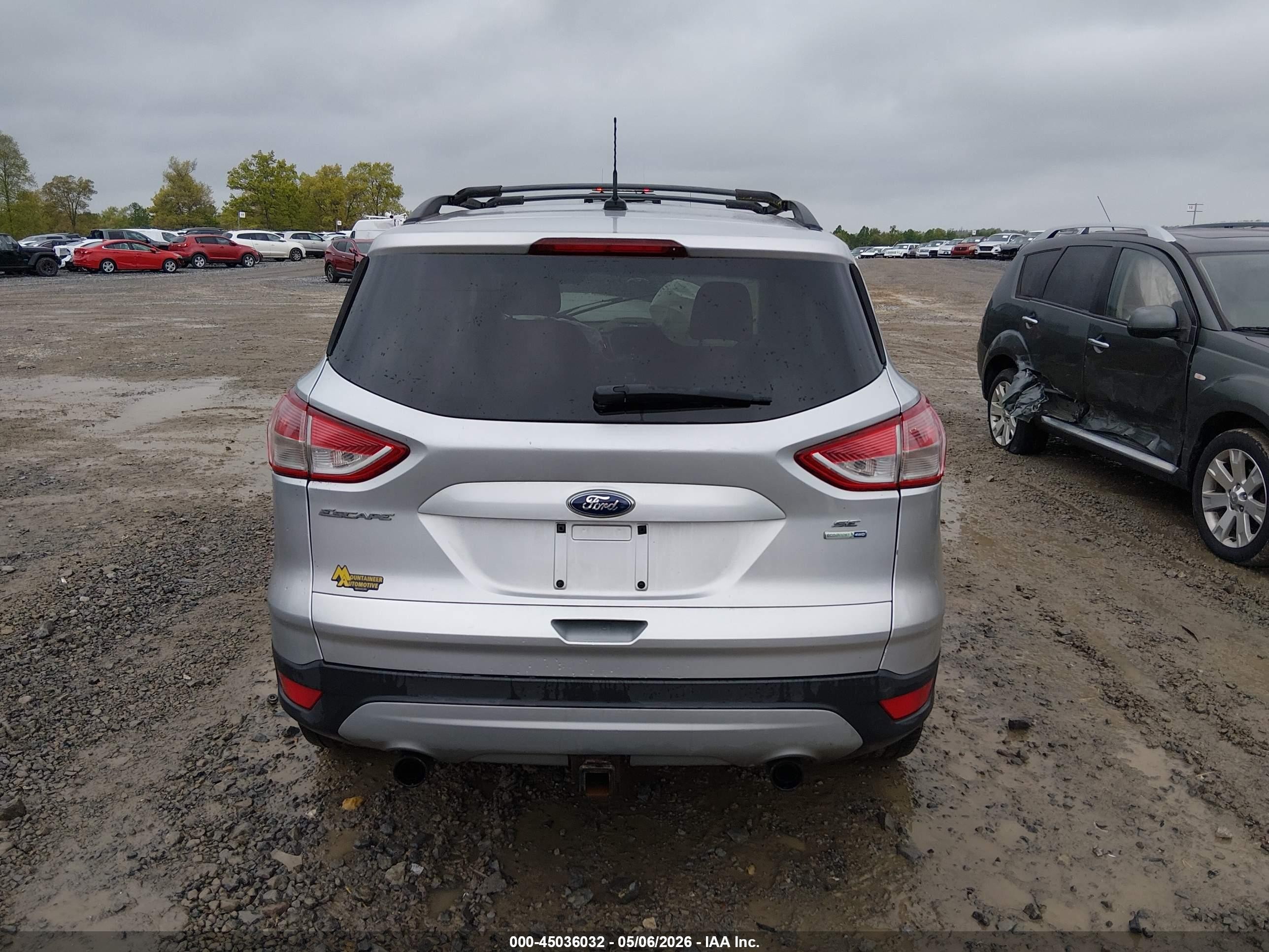 2013 Ford Escape Se Gray vin: 1FMCU9G93DUC12055