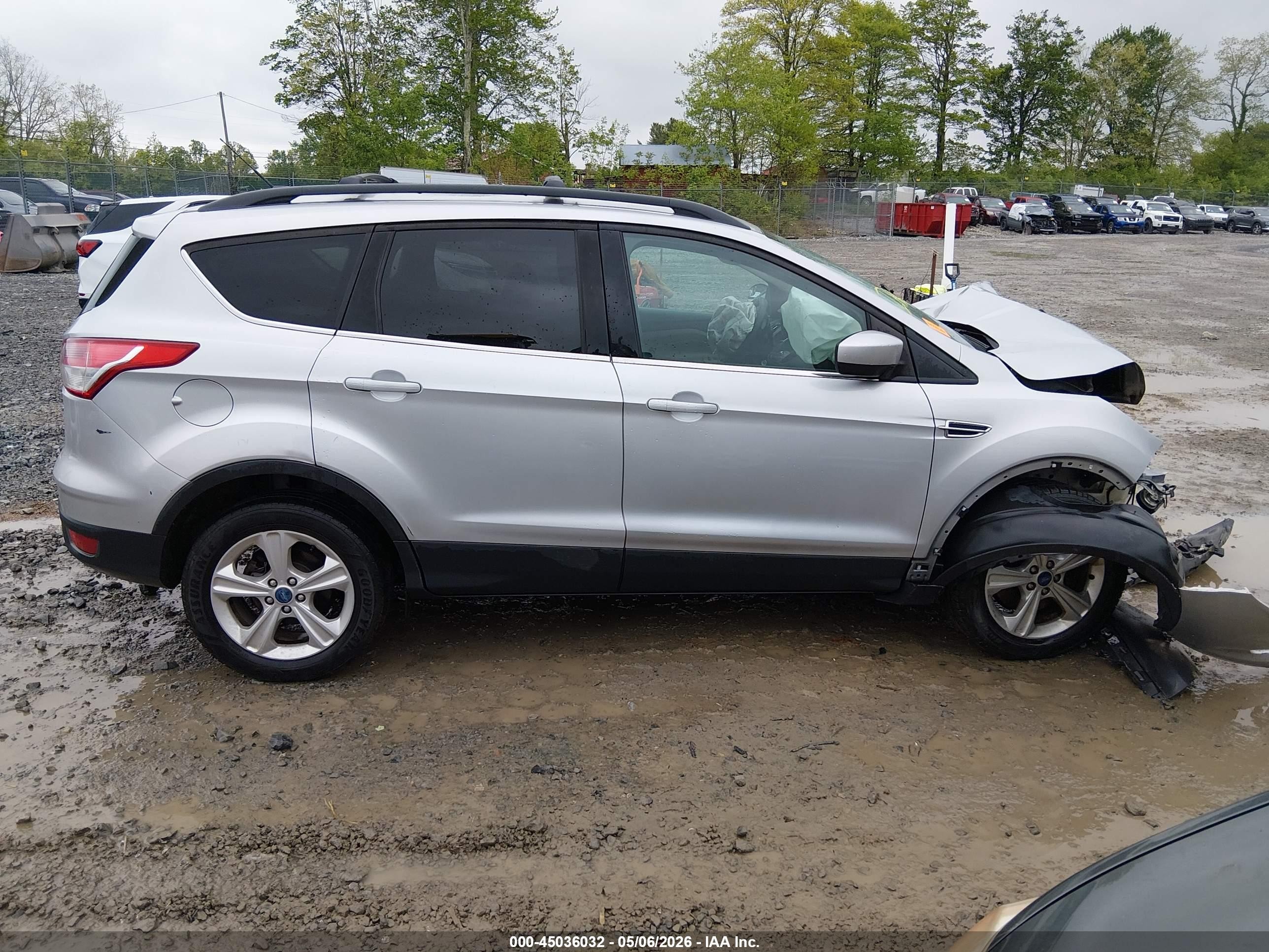 2013 Ford Escape Se Gray vin: 1FMCU9G93DUC12055