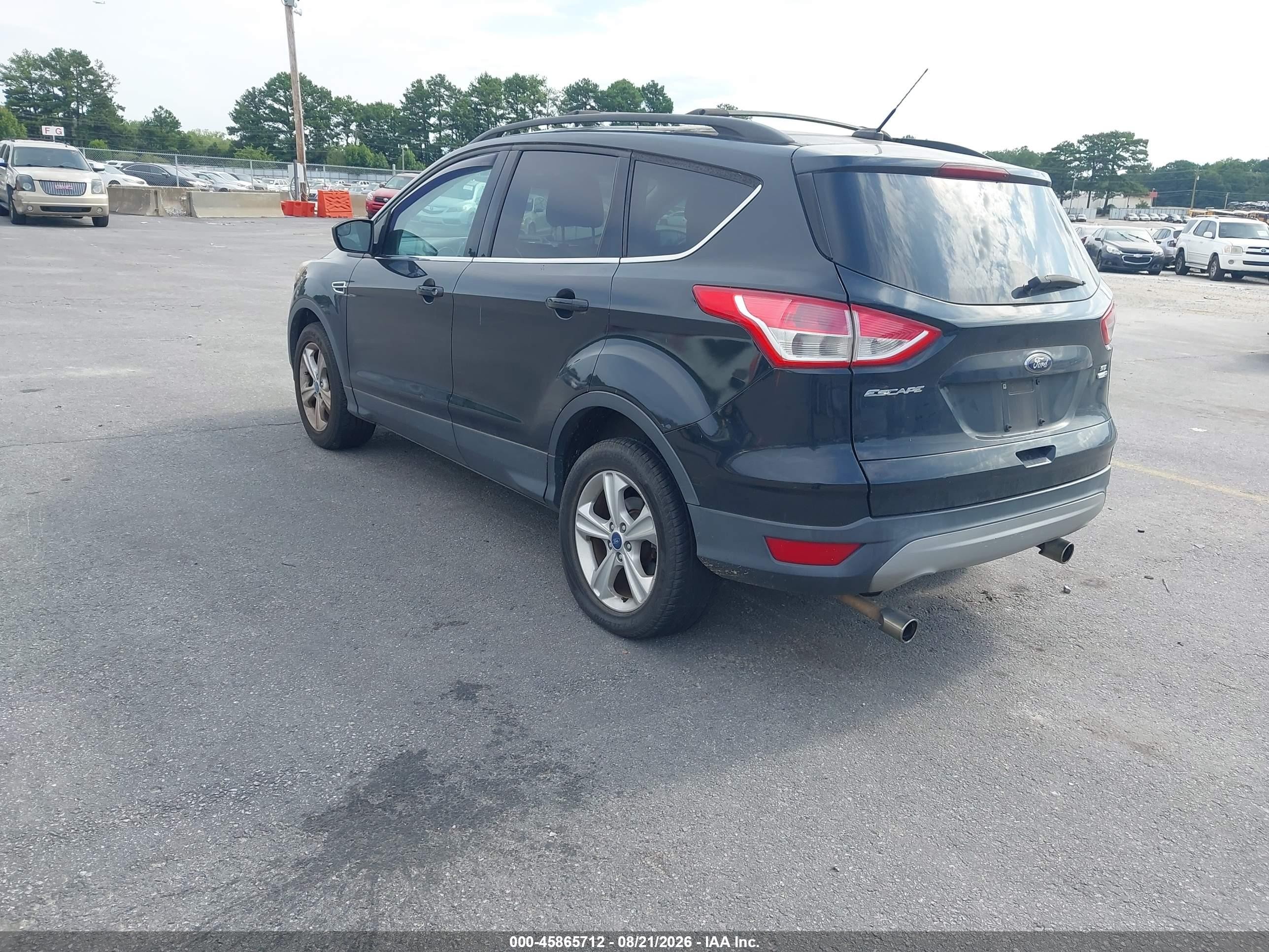2013 Ford Escape Se Black vin: 1FMCU9G93DUD30865